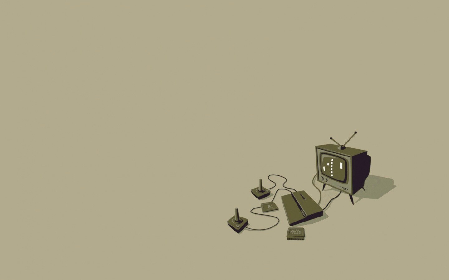 Приставка и телевизор обои