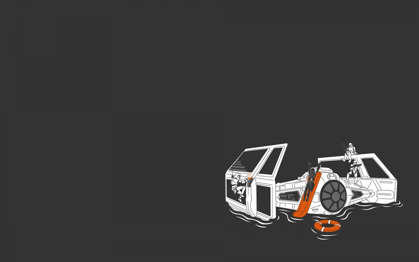 Истребитель империи в экстренной ситуации обои