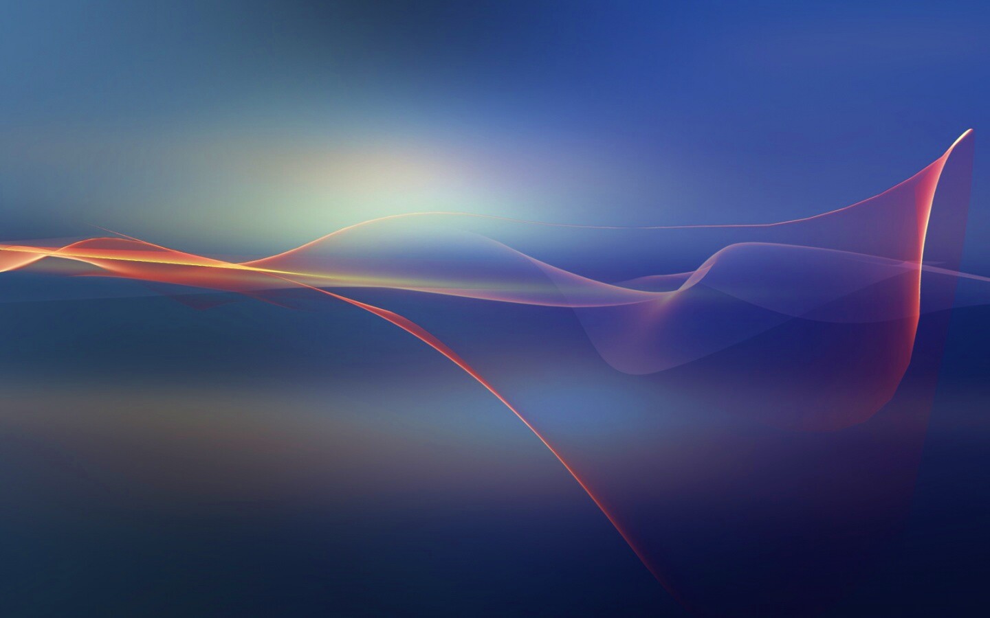 Абстрактные минималистичные волны обои