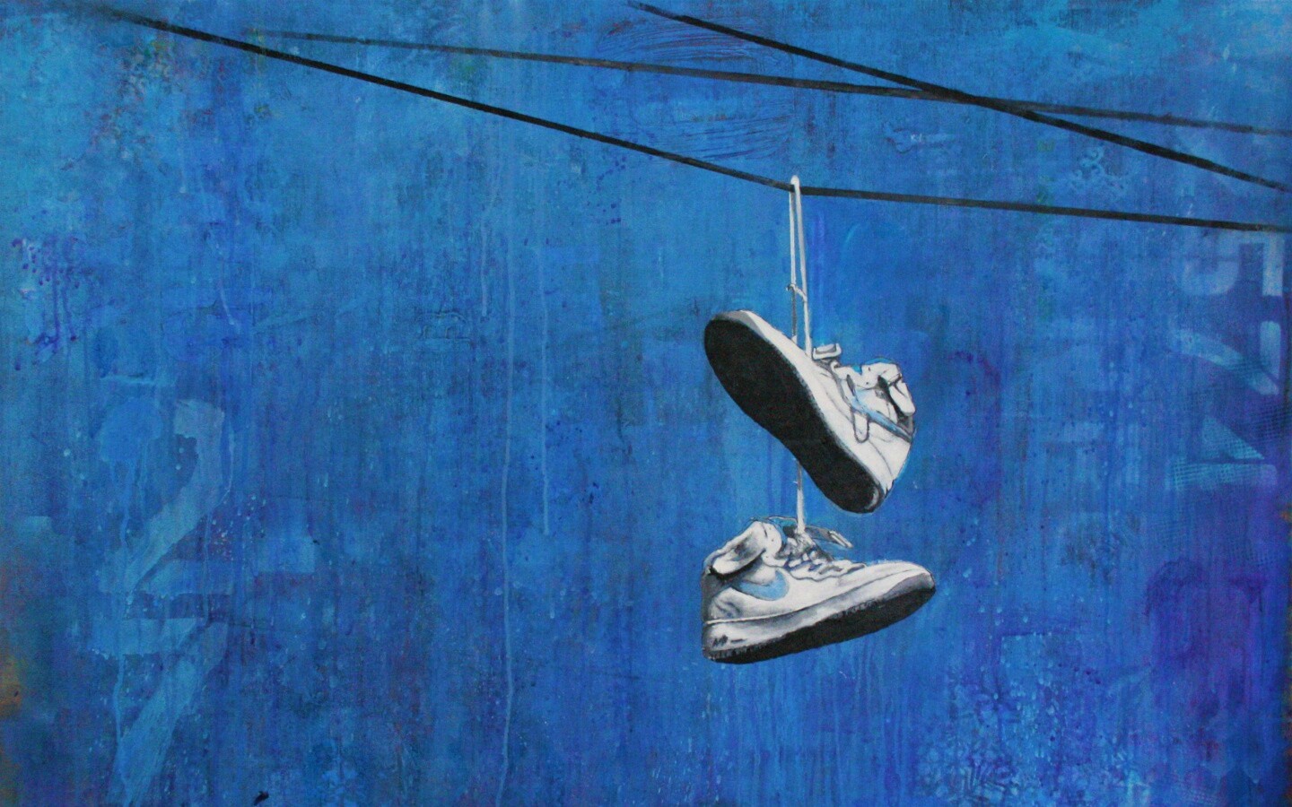 Кросовки на проводе обои