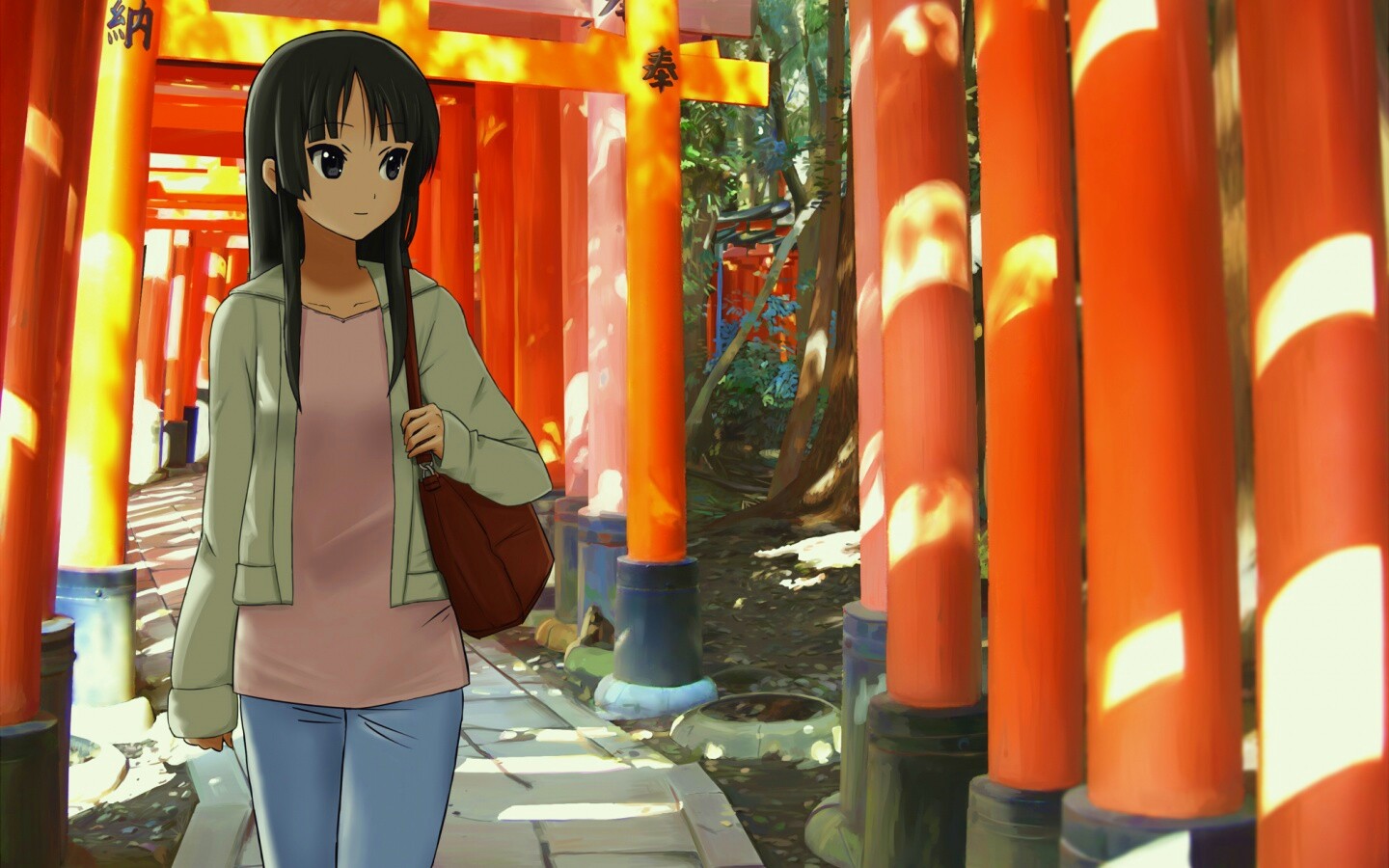 Акияма Мио обои