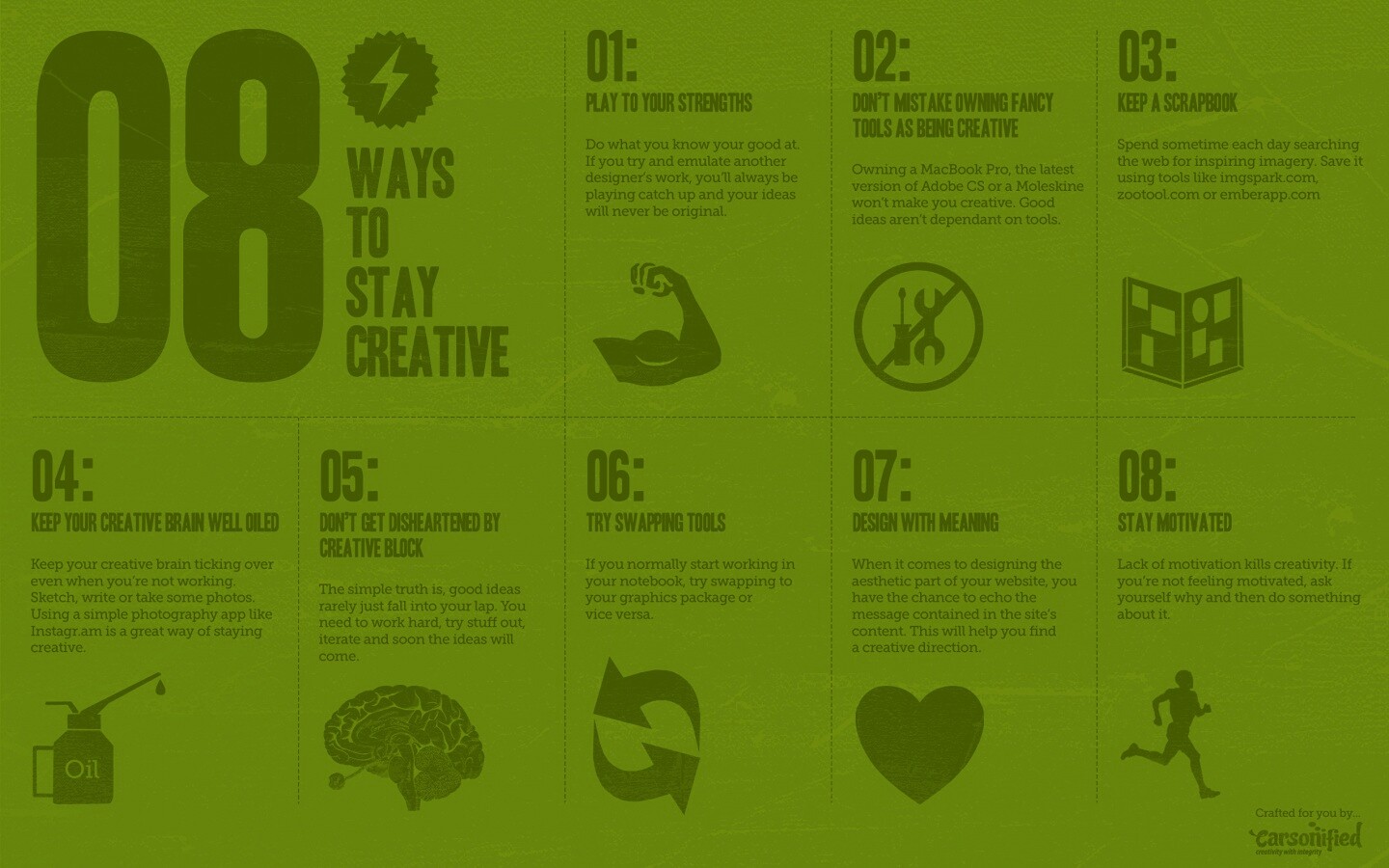 8 способов оставаться креативным обои