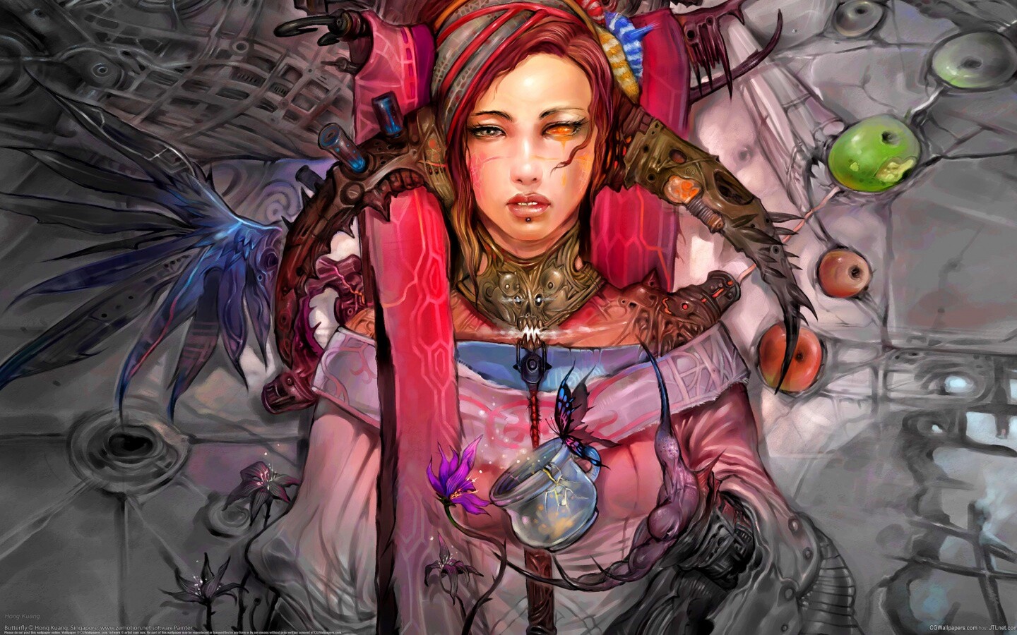 Странная девушка обои