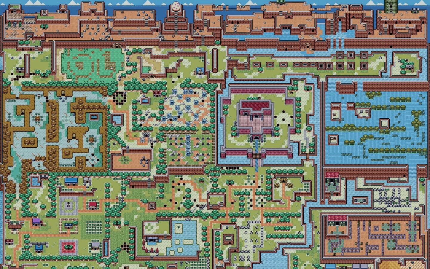 Пиксельный мир обои