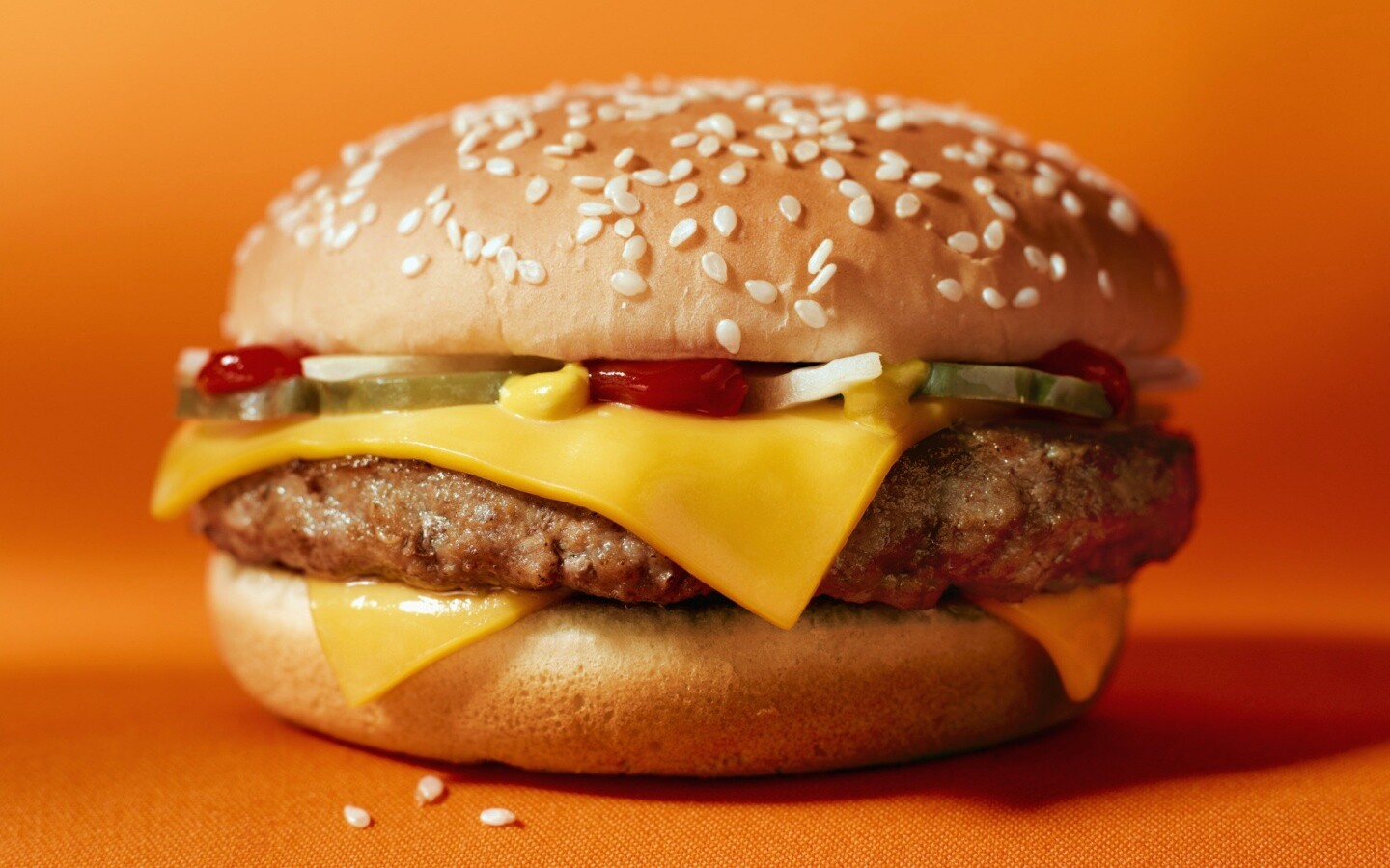 Сочный чизбургер обои