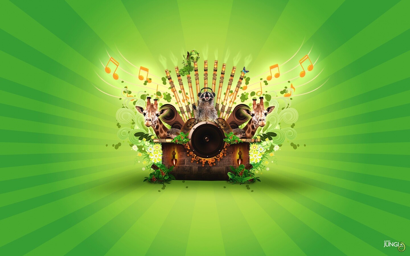 Музыка джунглей обои