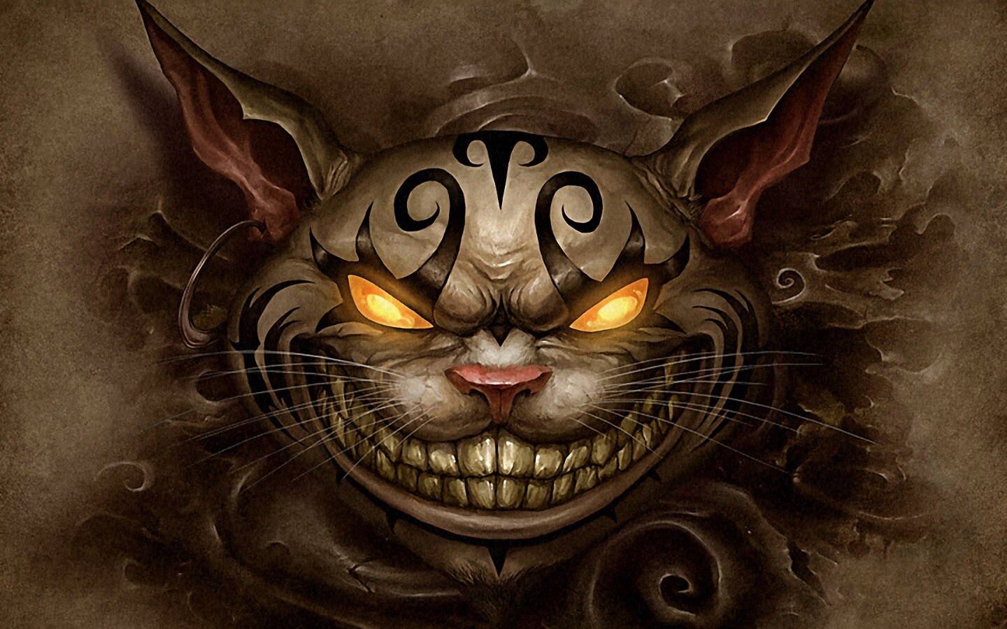 Чеширский кот American MacGee обои