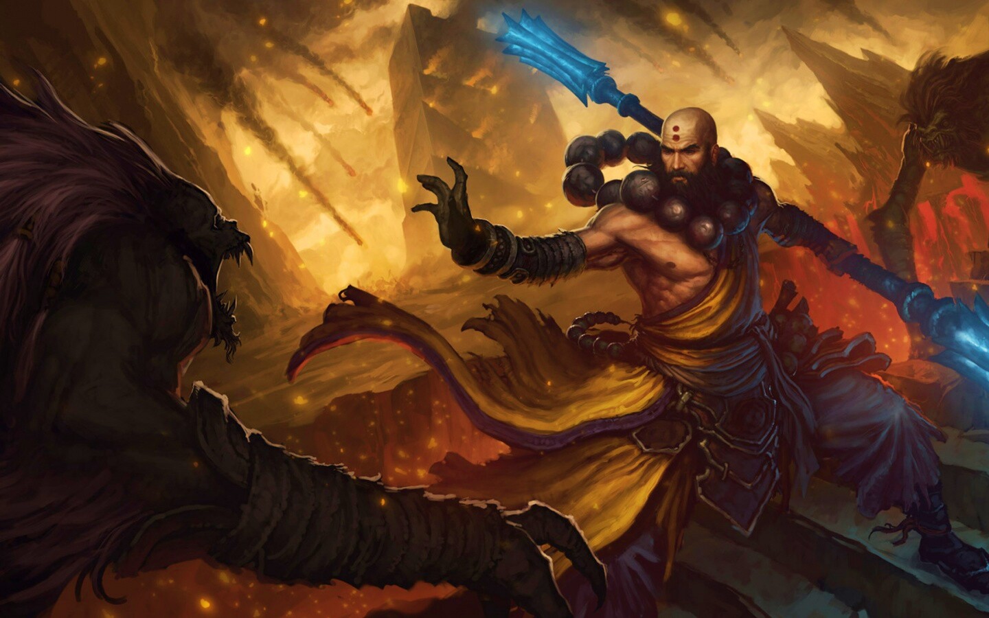 Монах из Diablo 3 обои