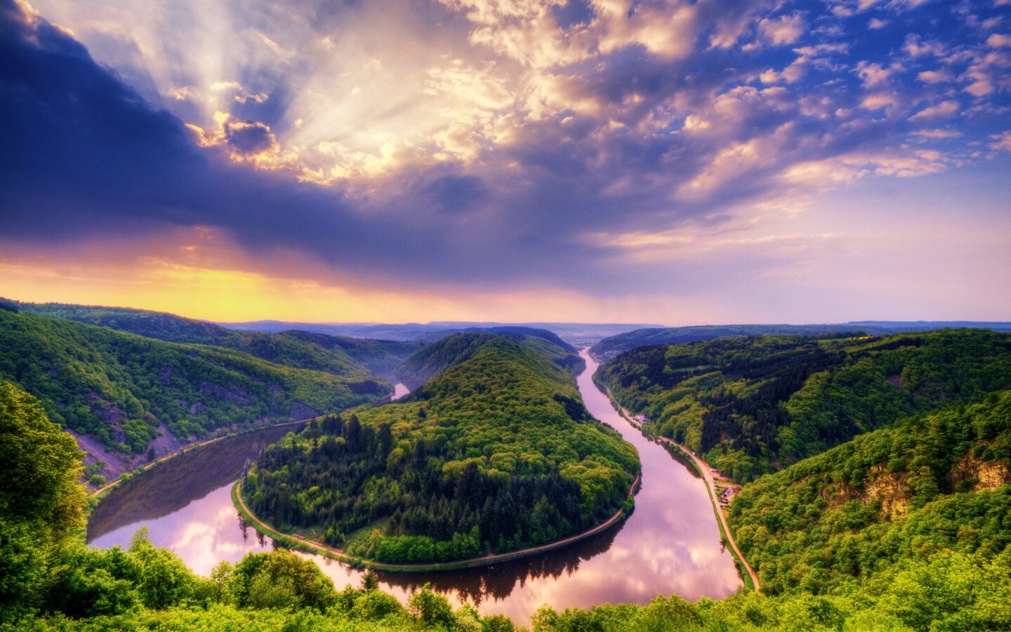 Извилистый каньон обои