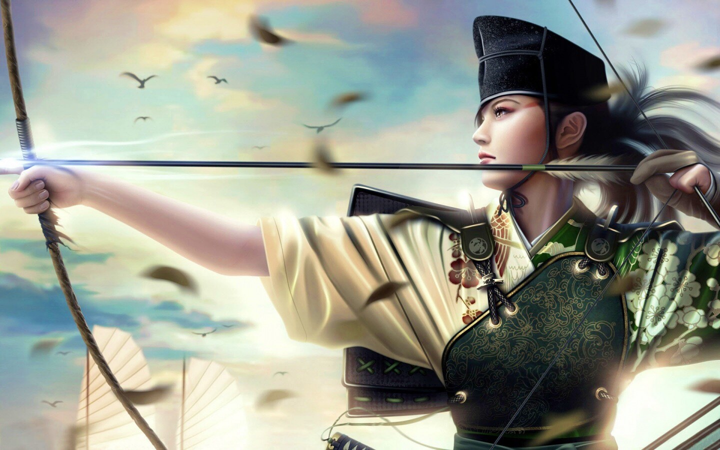 Лучница обои