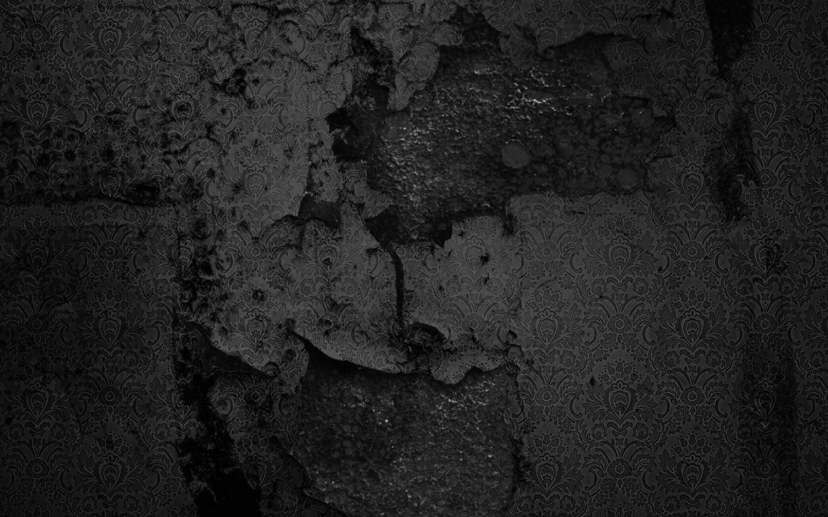 Обгоревшая стена обои