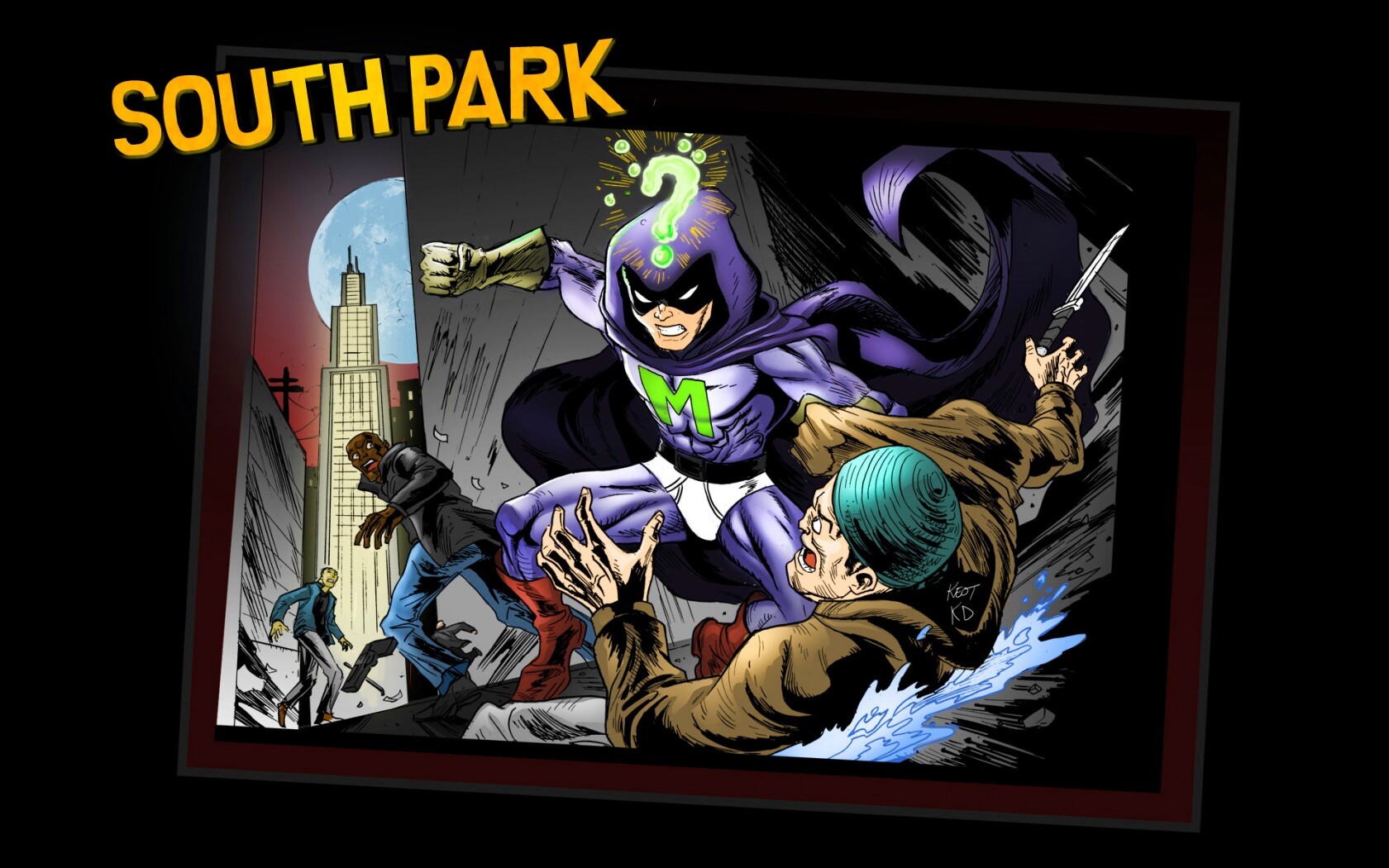 Комикс про Мистериона обои