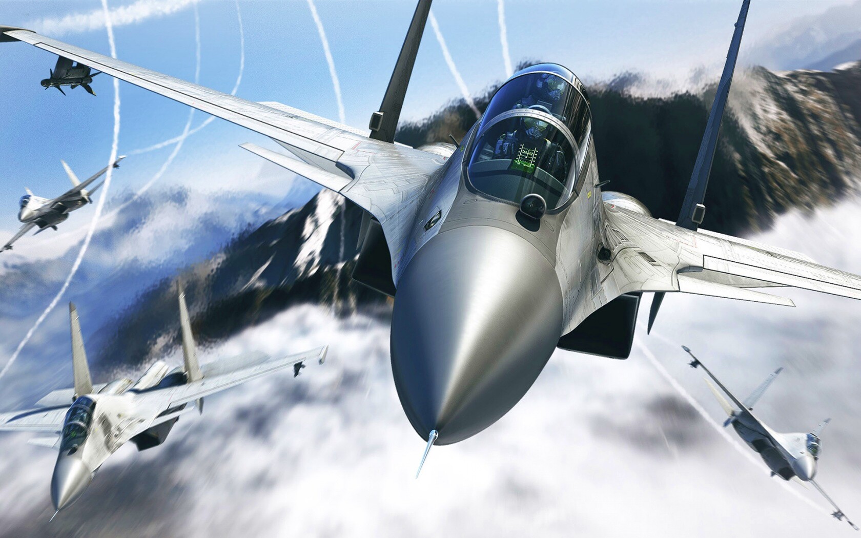 Истребители из игры Tom Clancy Haws 2 обои