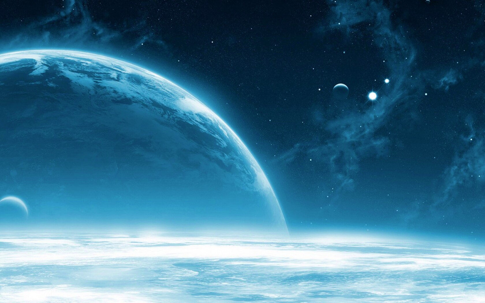 Планета за горизонтом обои