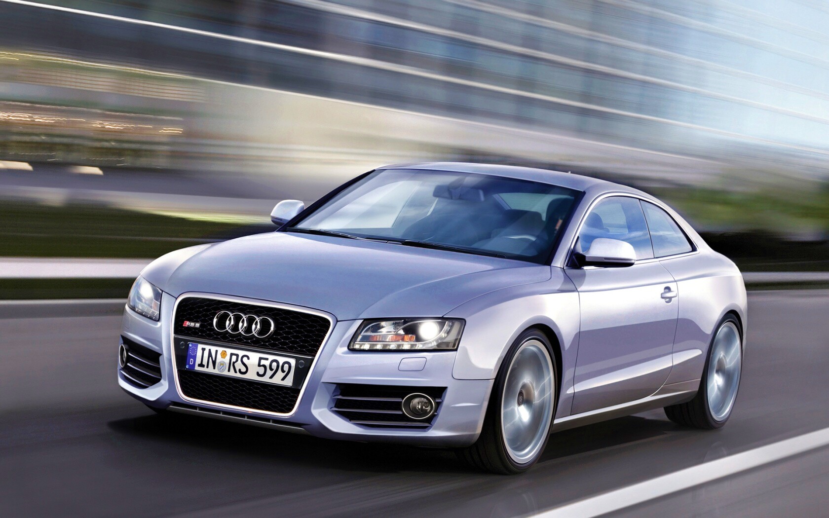 Ауди на скорости обои