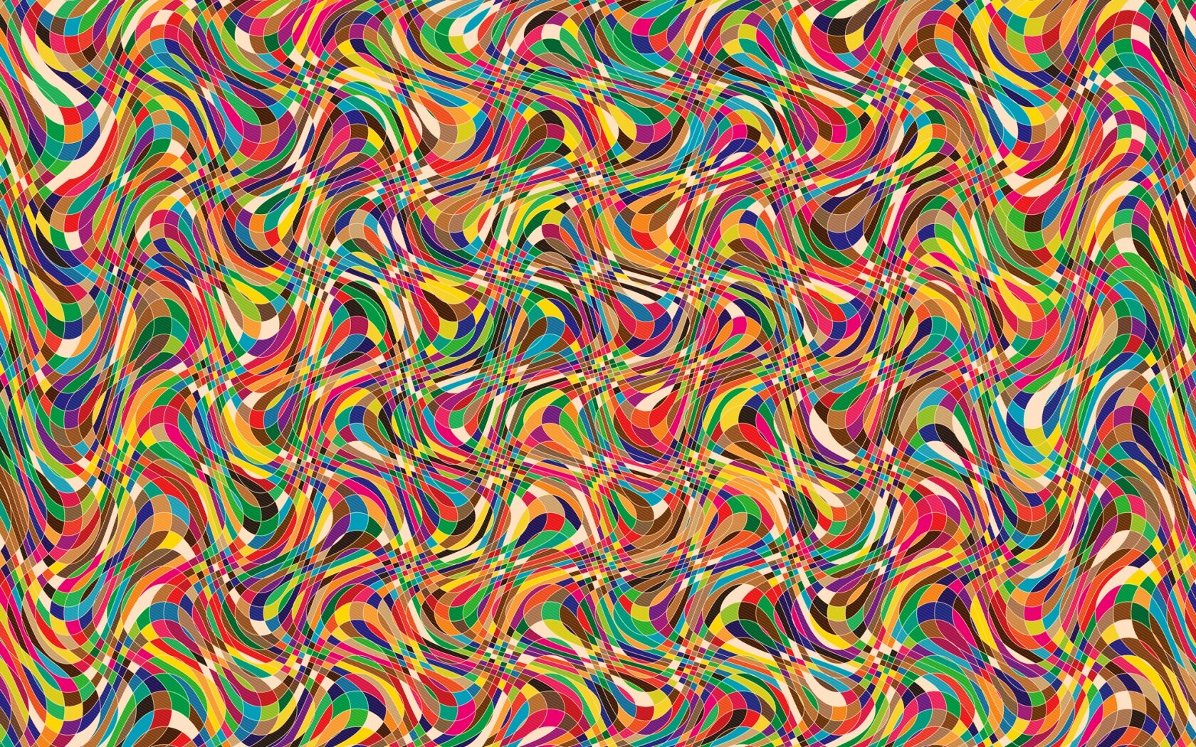 Кривые разноцветные клеточки обои