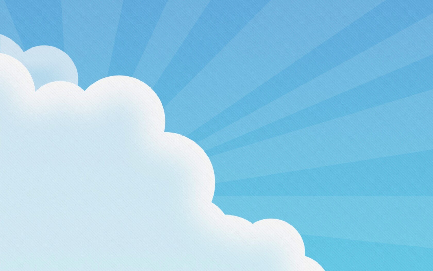 Лучи из-за облака обои