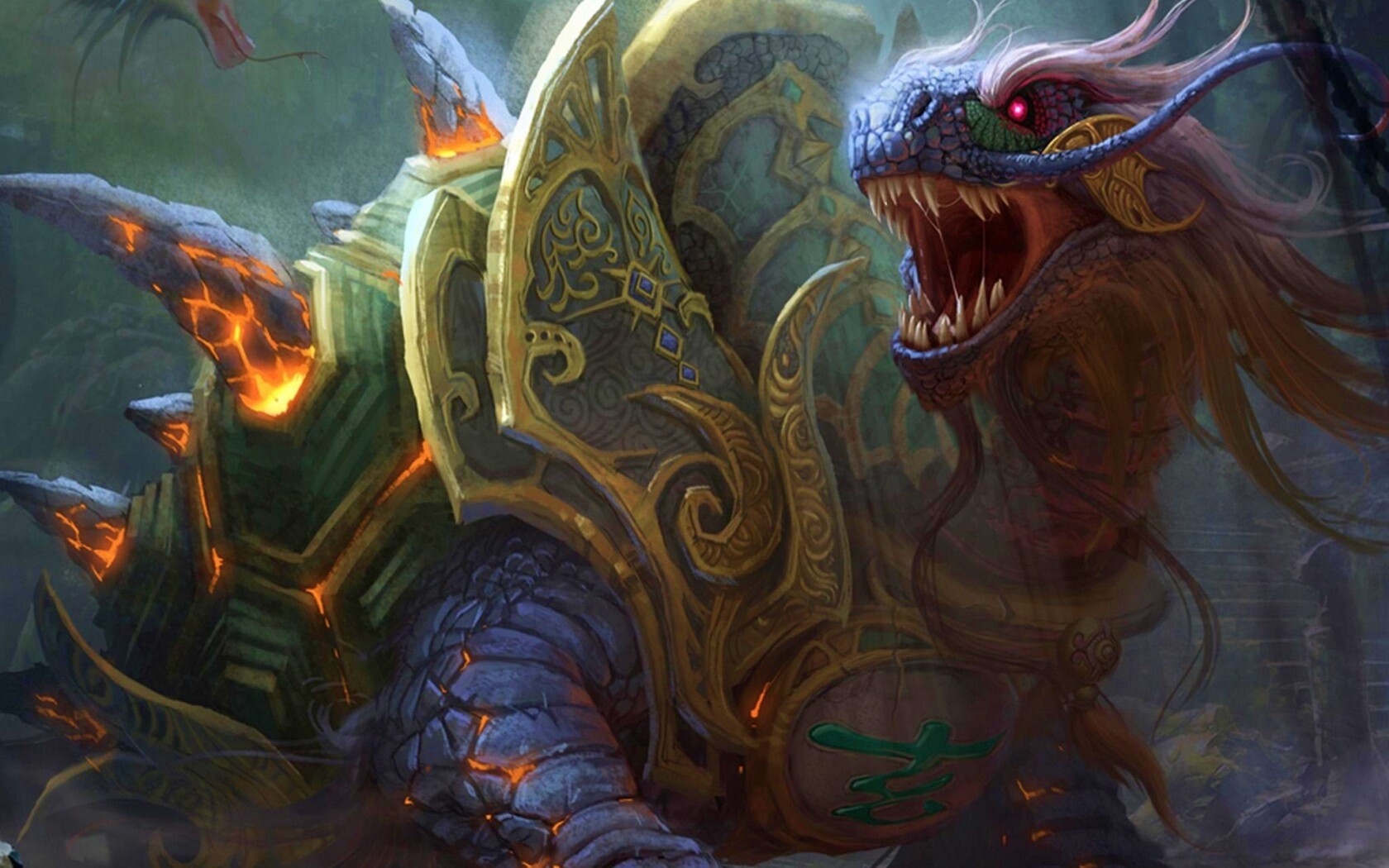 Драон-черепаха обои