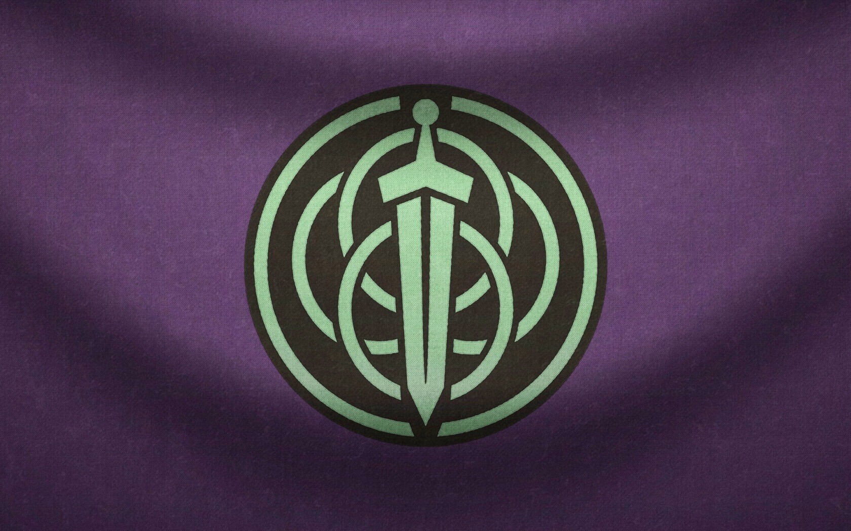 Меч на фоне колец обои