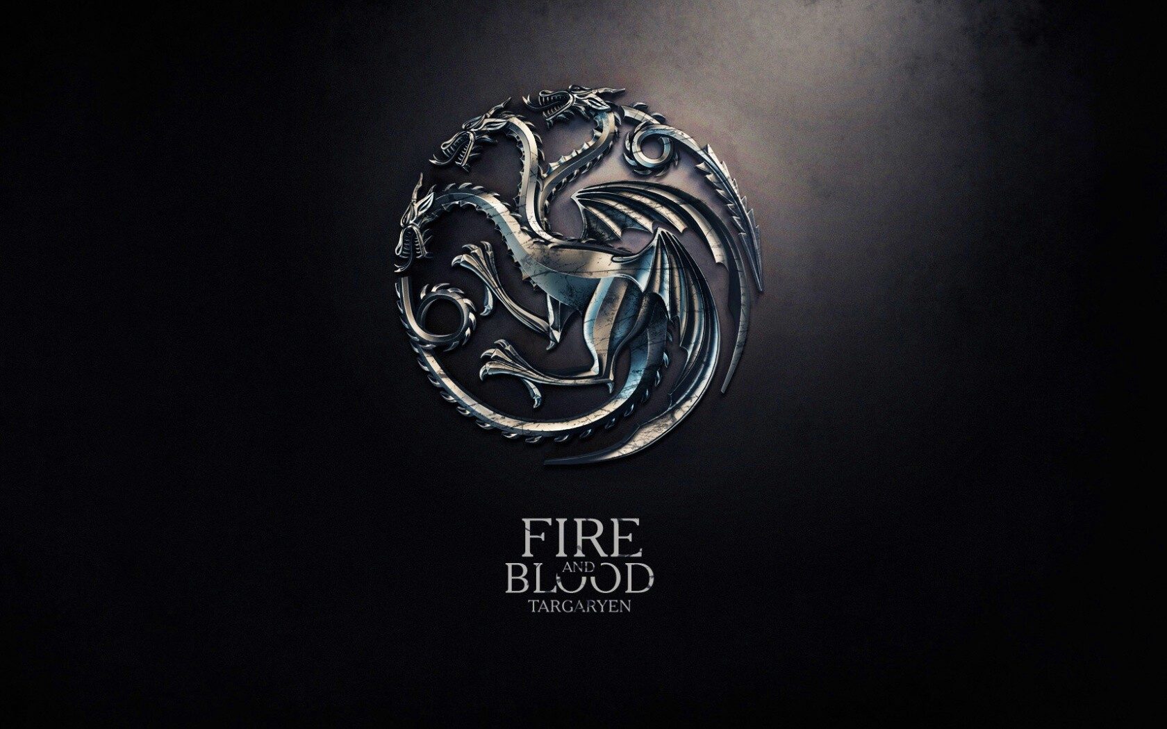 Металлический герб дома Таргариен обои