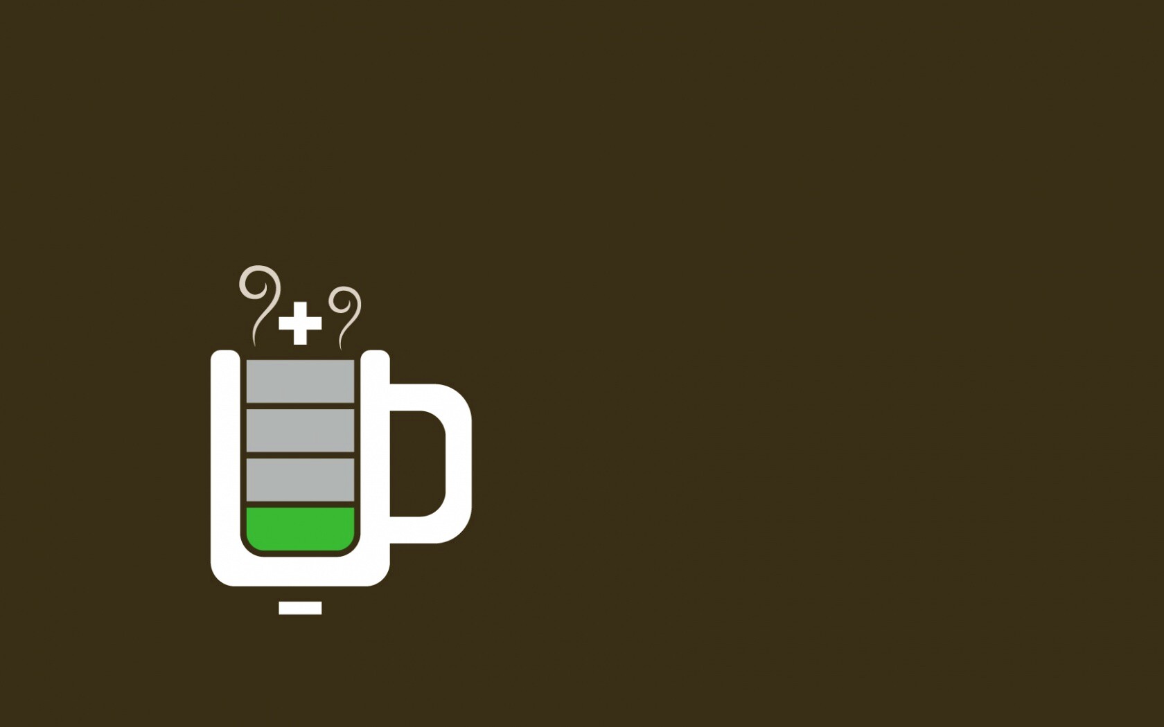 Зарядка от кофе обои