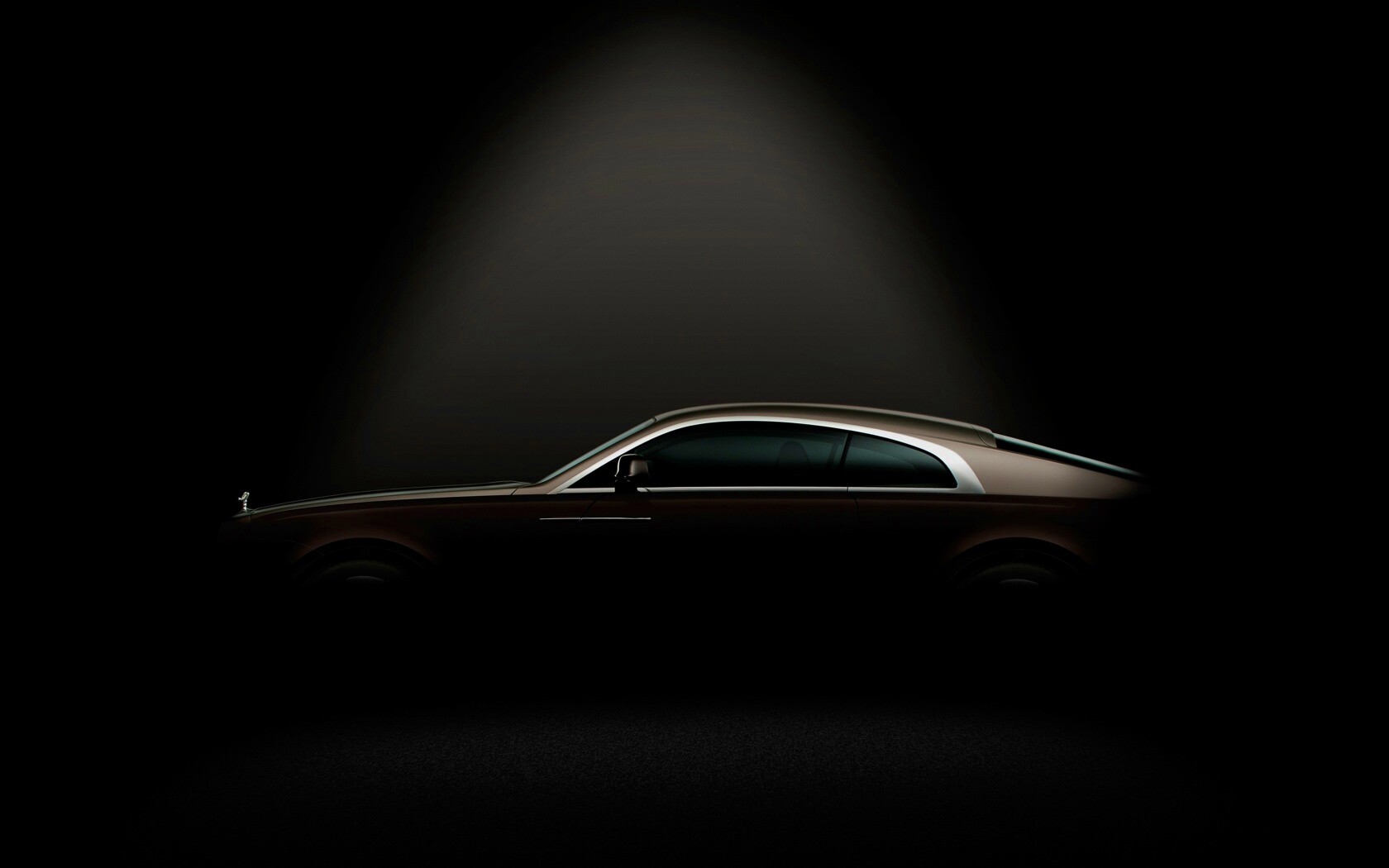 Силуэт Rolls Roys обои