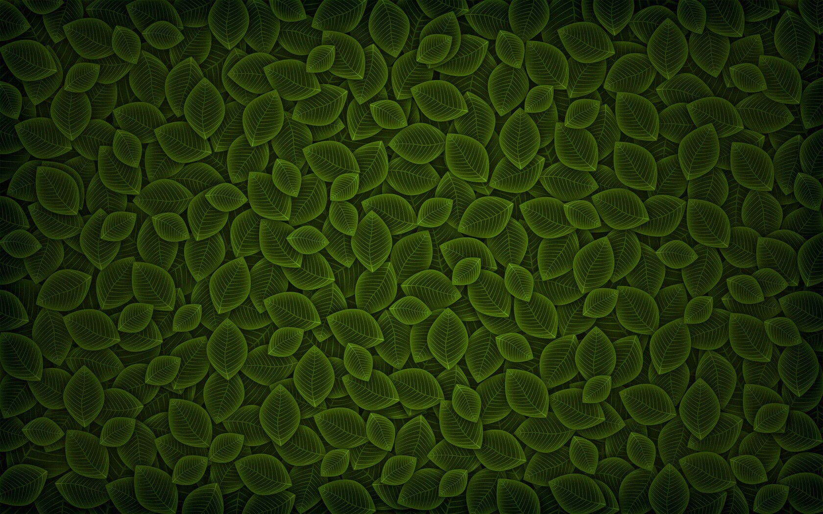 Векторные зеленые листья обои