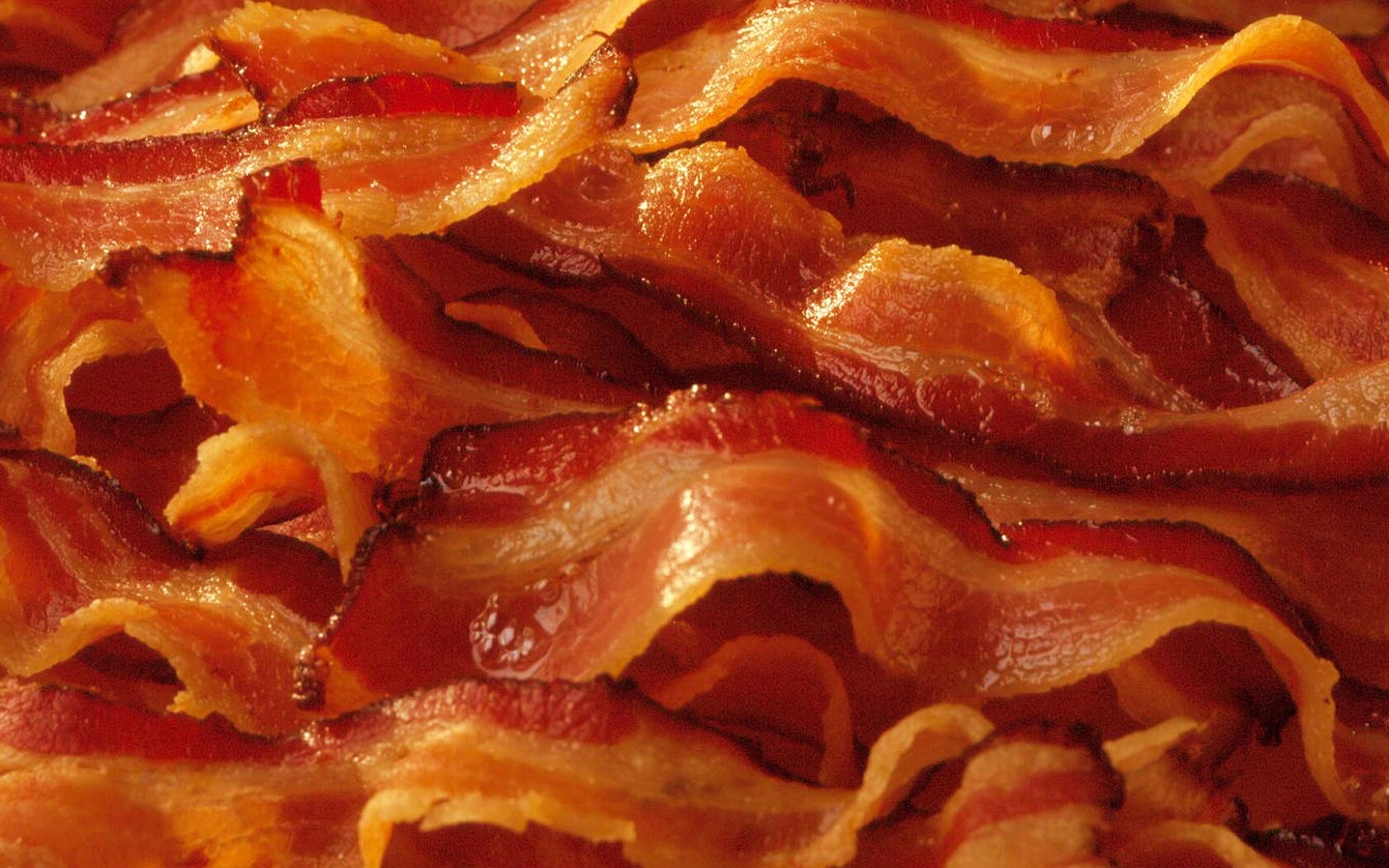 Вкусный жаренный бекончик обои