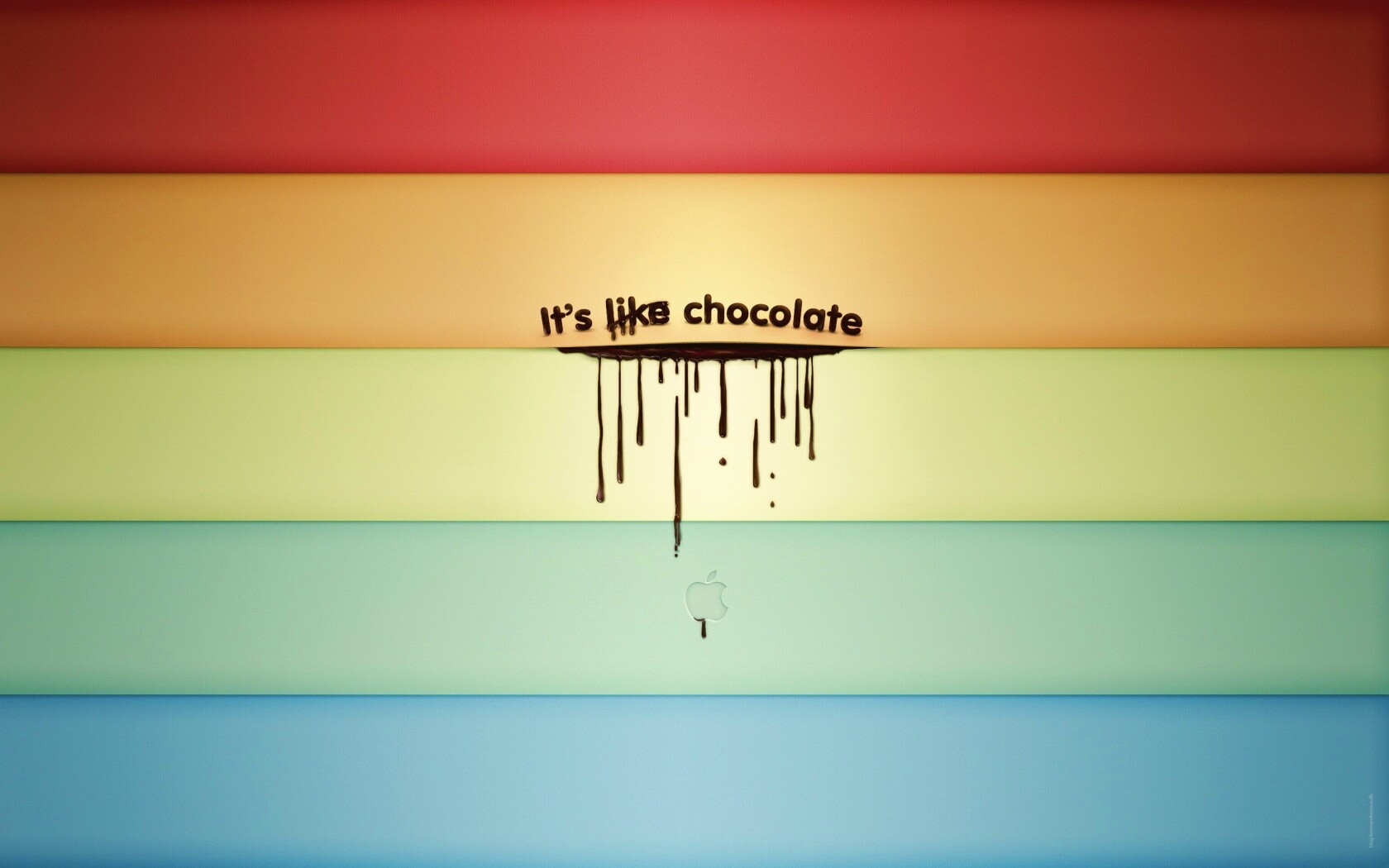 It"s not like chocolate обои