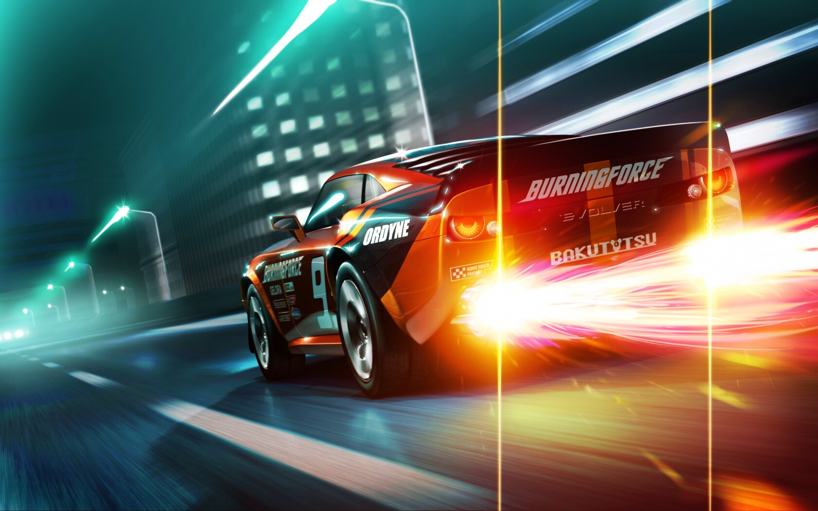 Ночное нитро обои