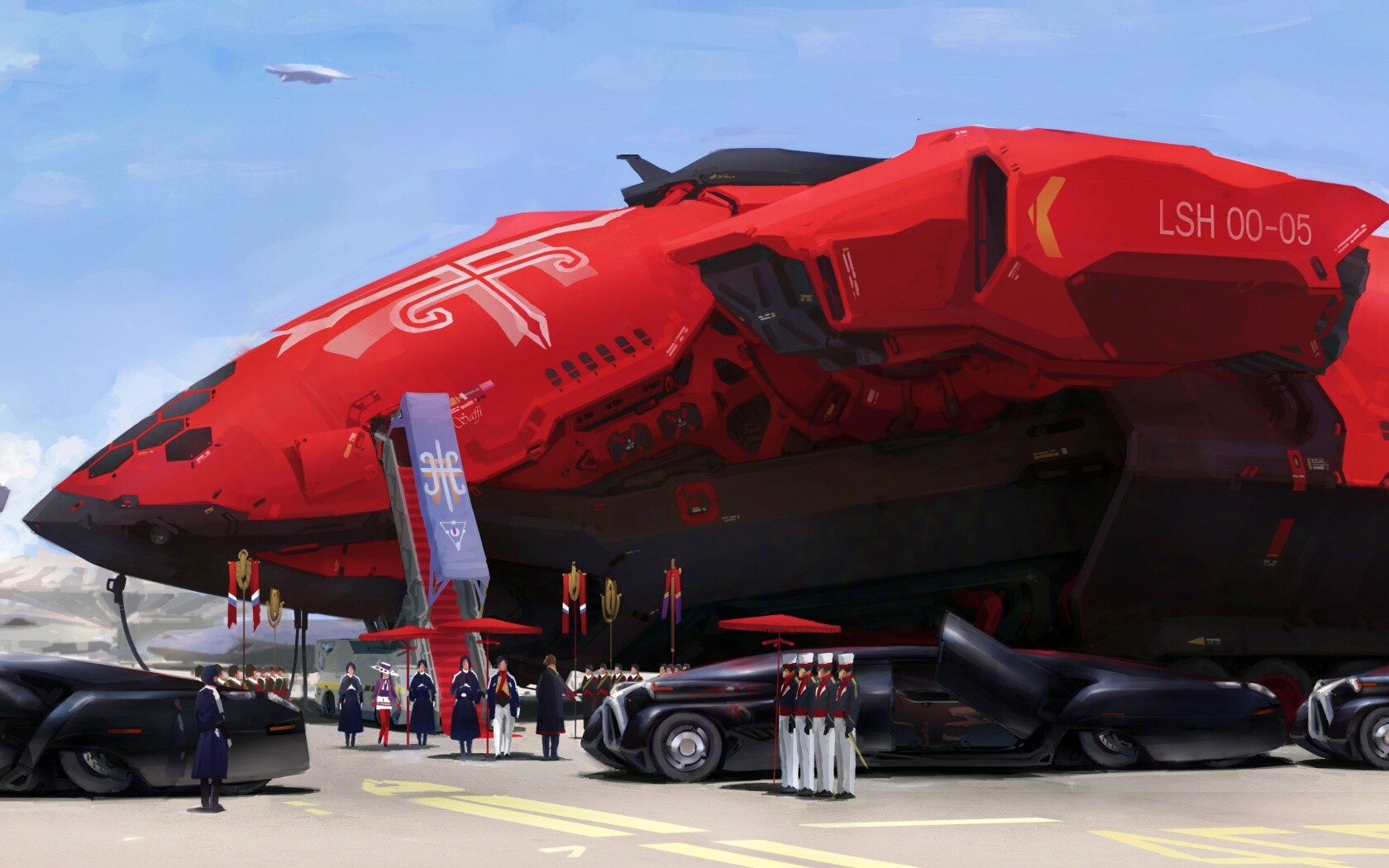 Встреча инопланетных гостей обои