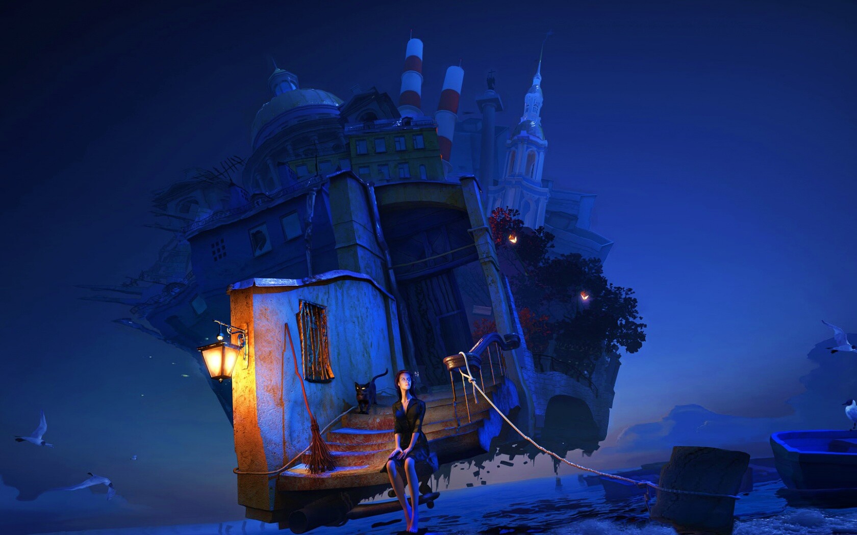 Мрачный Питер обои