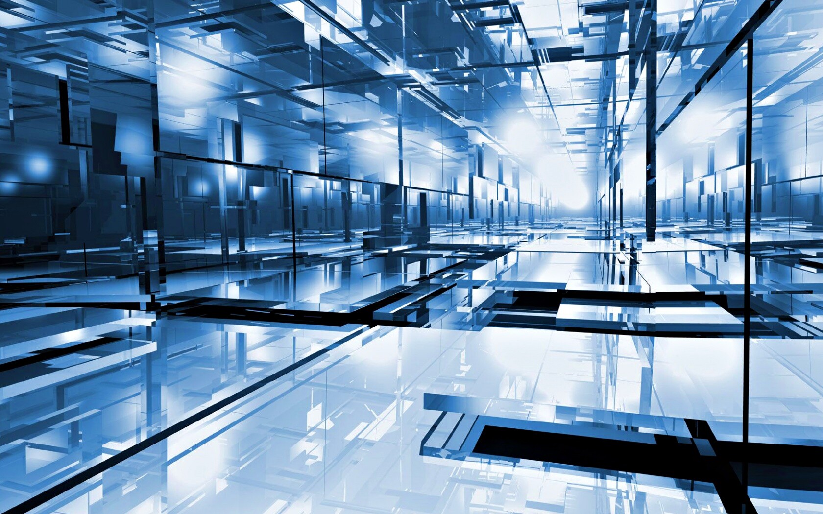 Бесконечные отражения обои