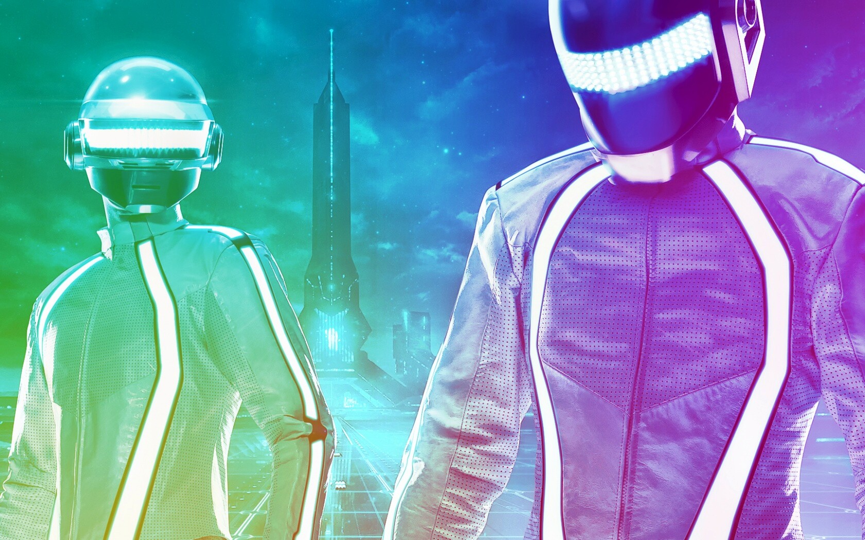 Daft Punk в фильме TRON обои