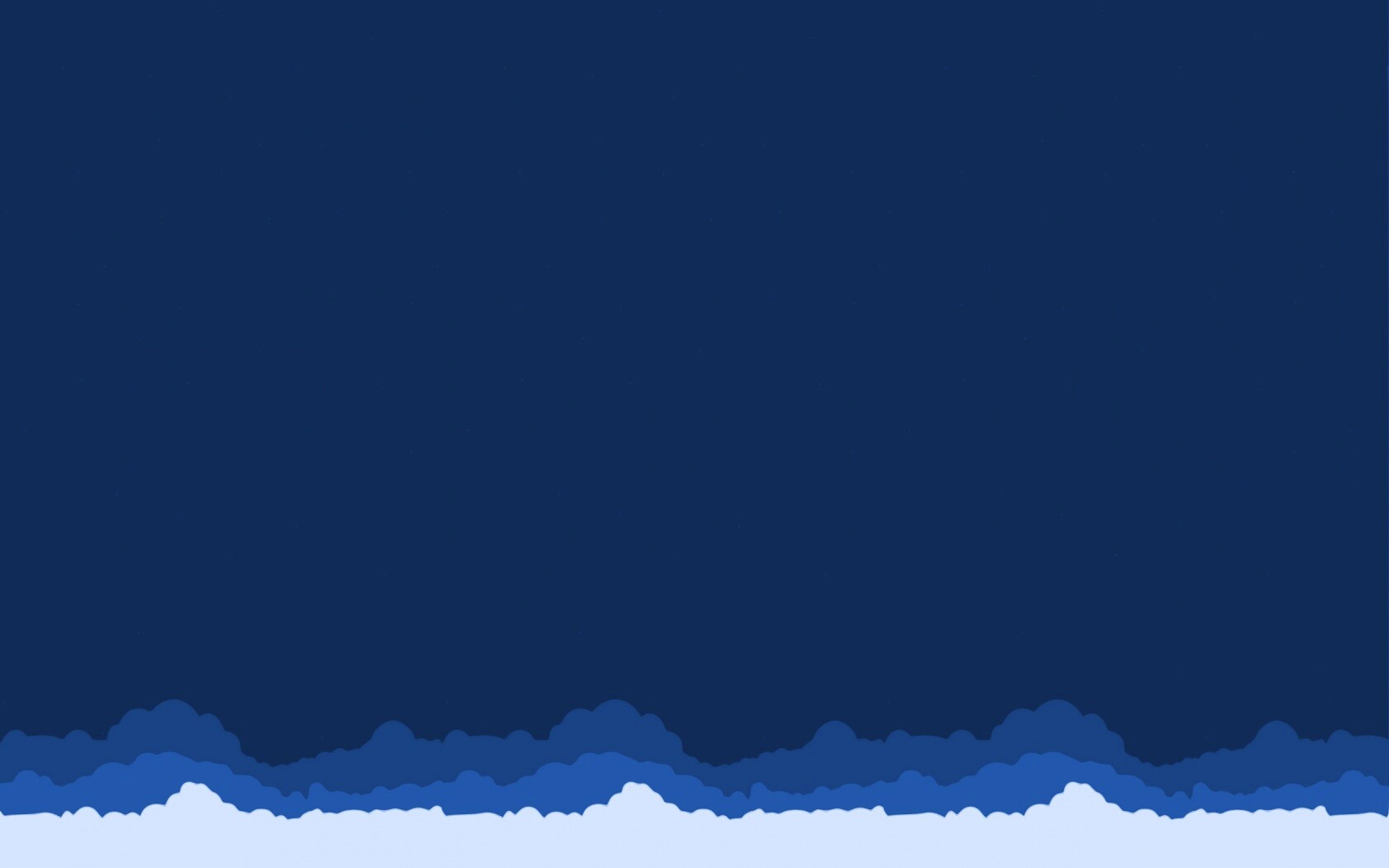 Над облаками в векторном стиле обои