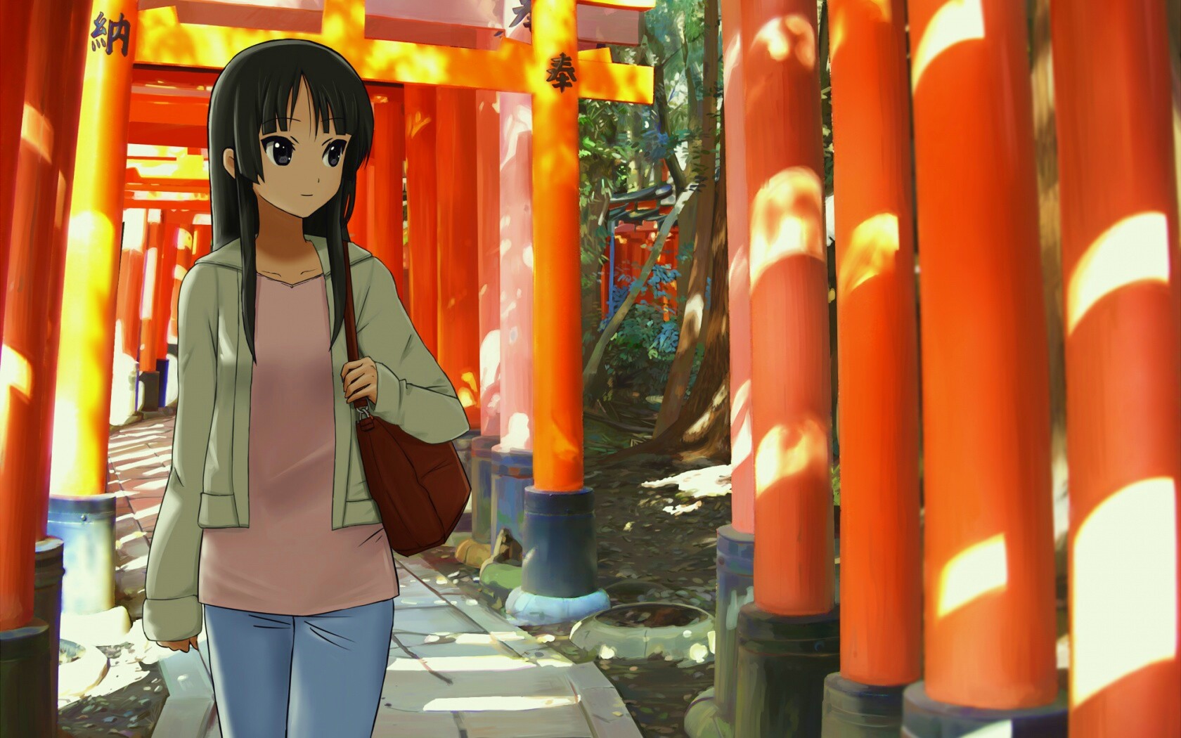 Акияма Мио обои