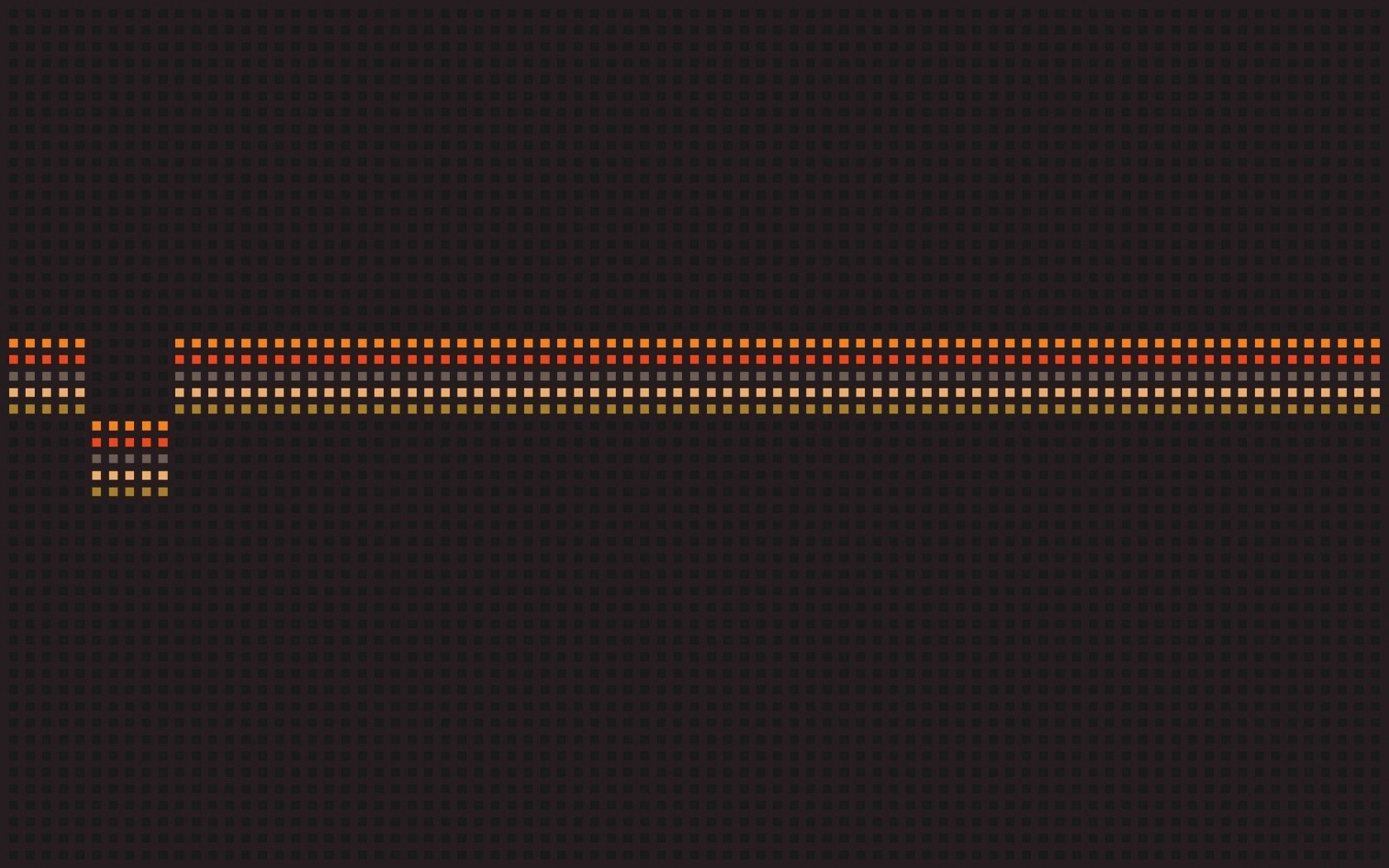 Пиксельная радуга обои