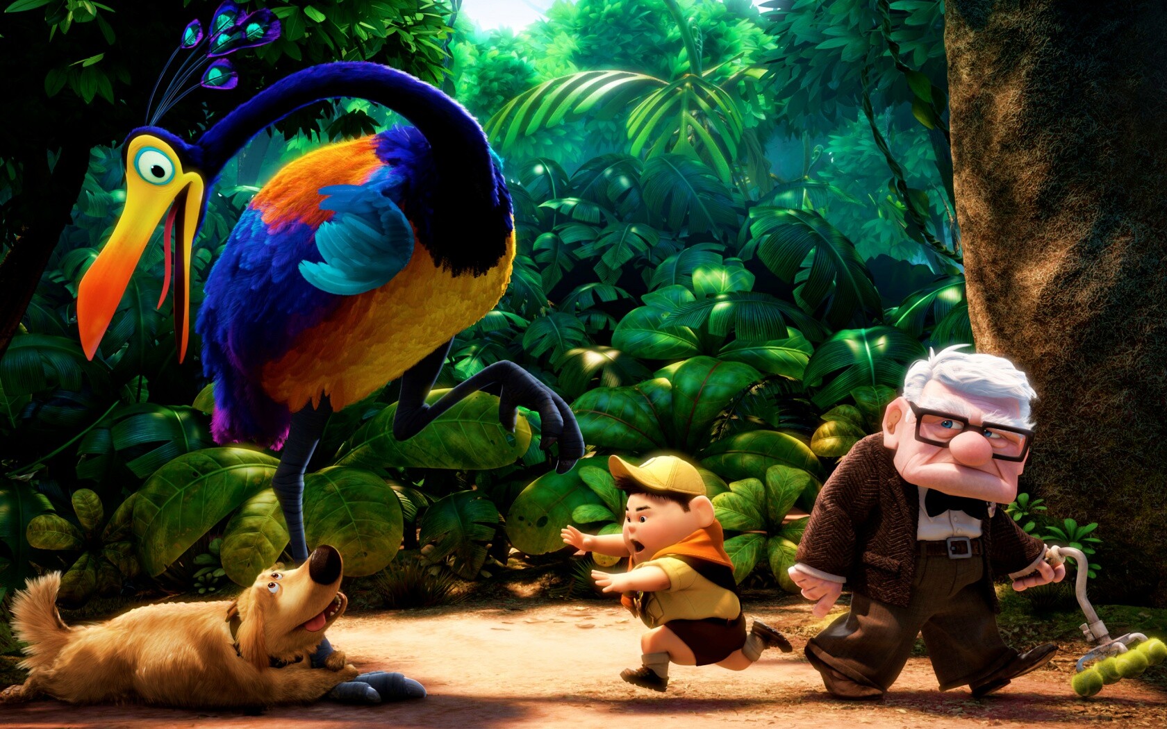 Герои мульфильма "Вверх" обои