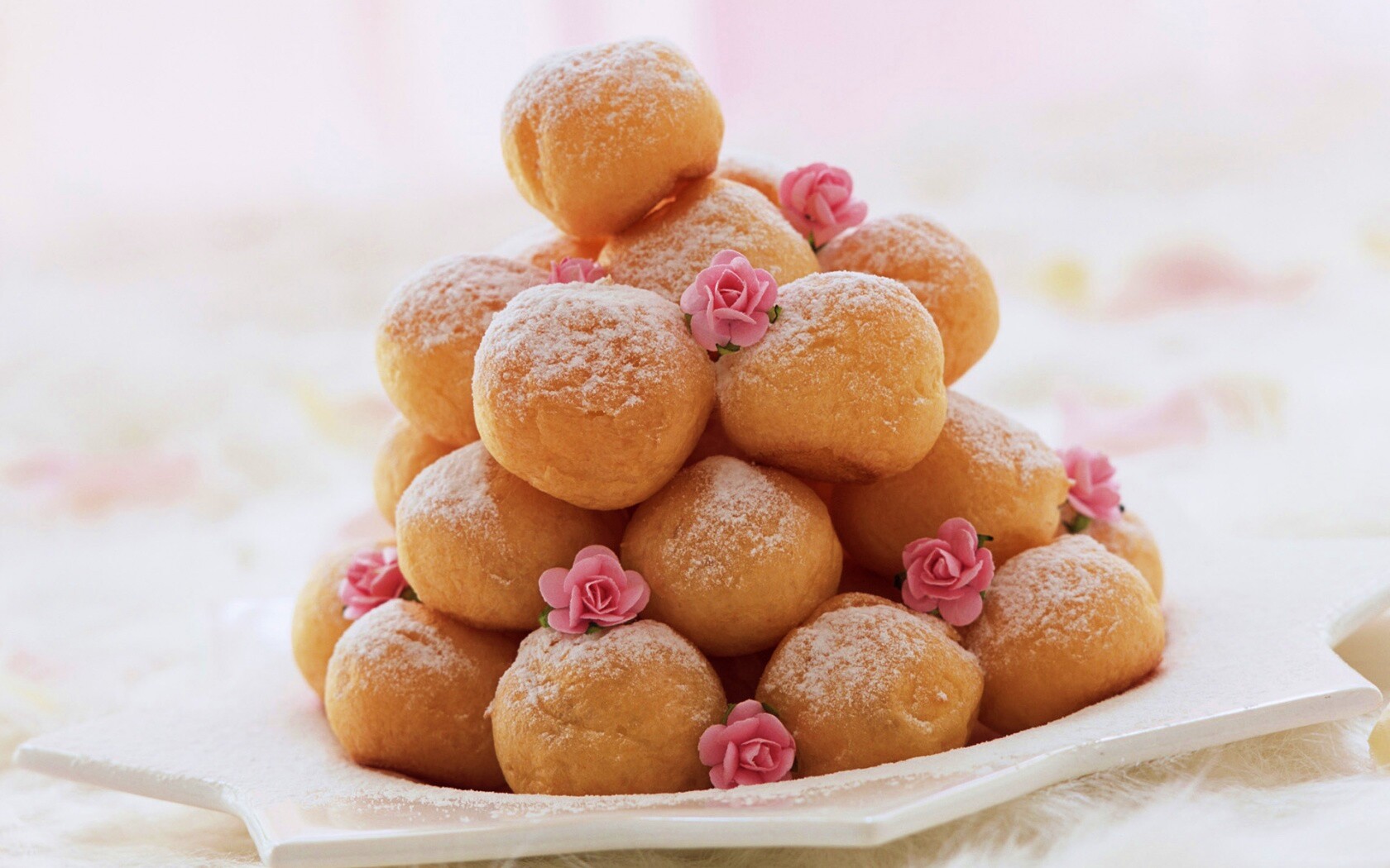 Круглые пироженки обои