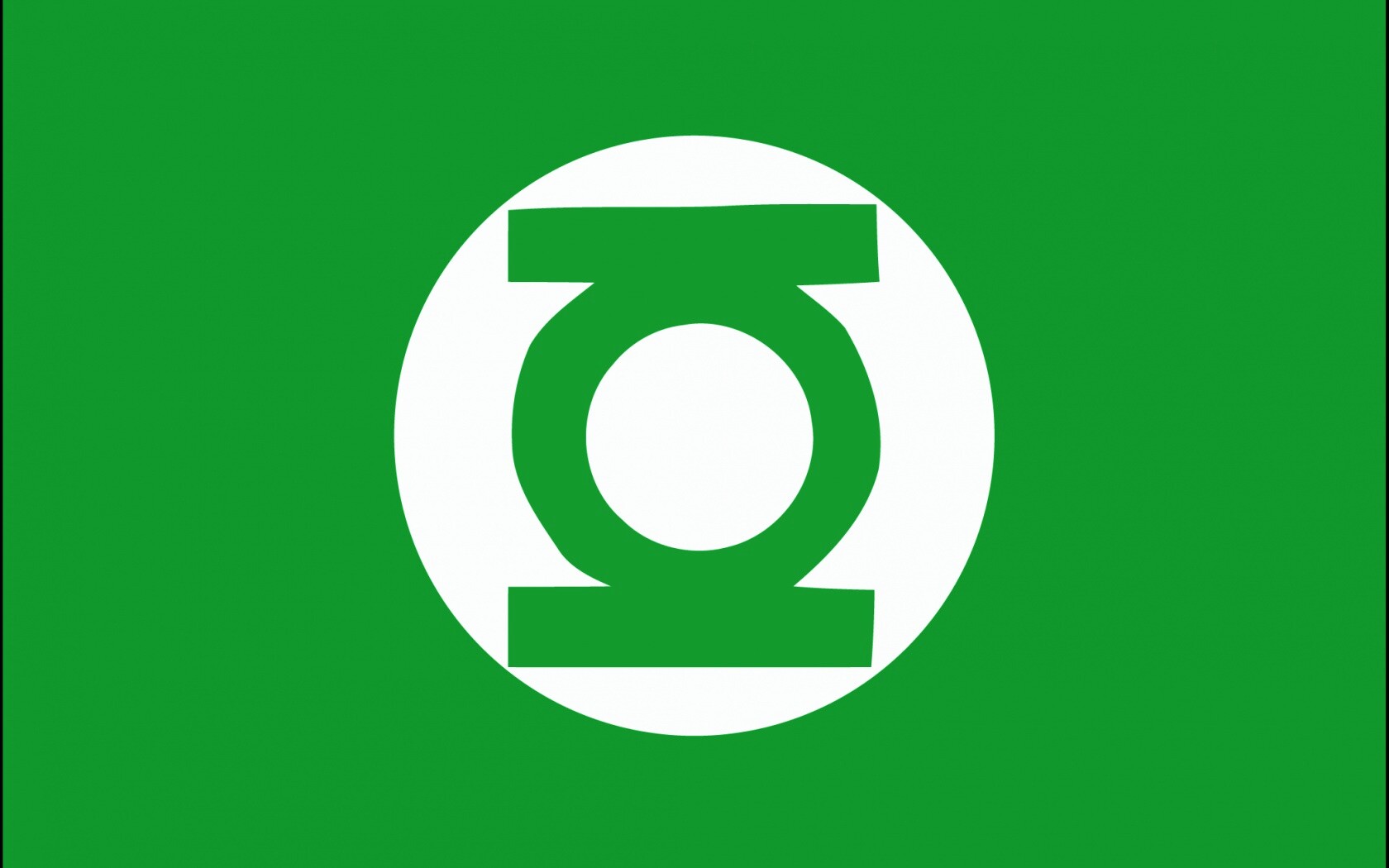 Знак Зеленого фонаря обои