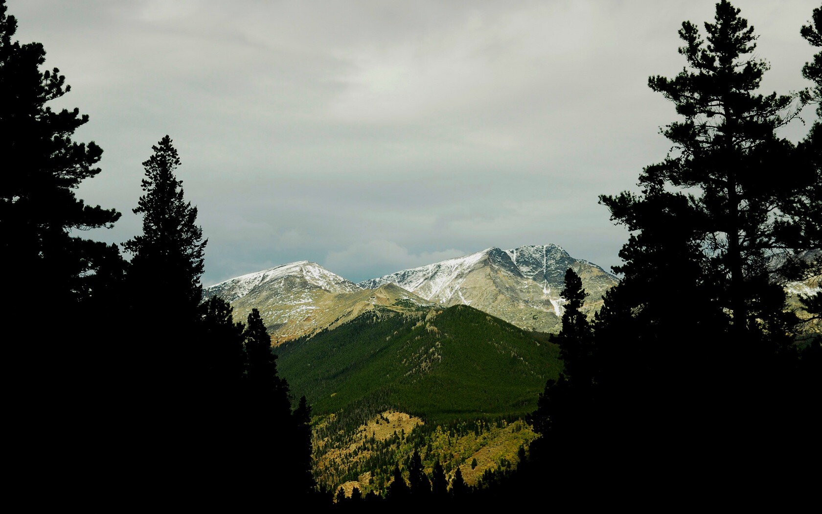 Вид на горы обои