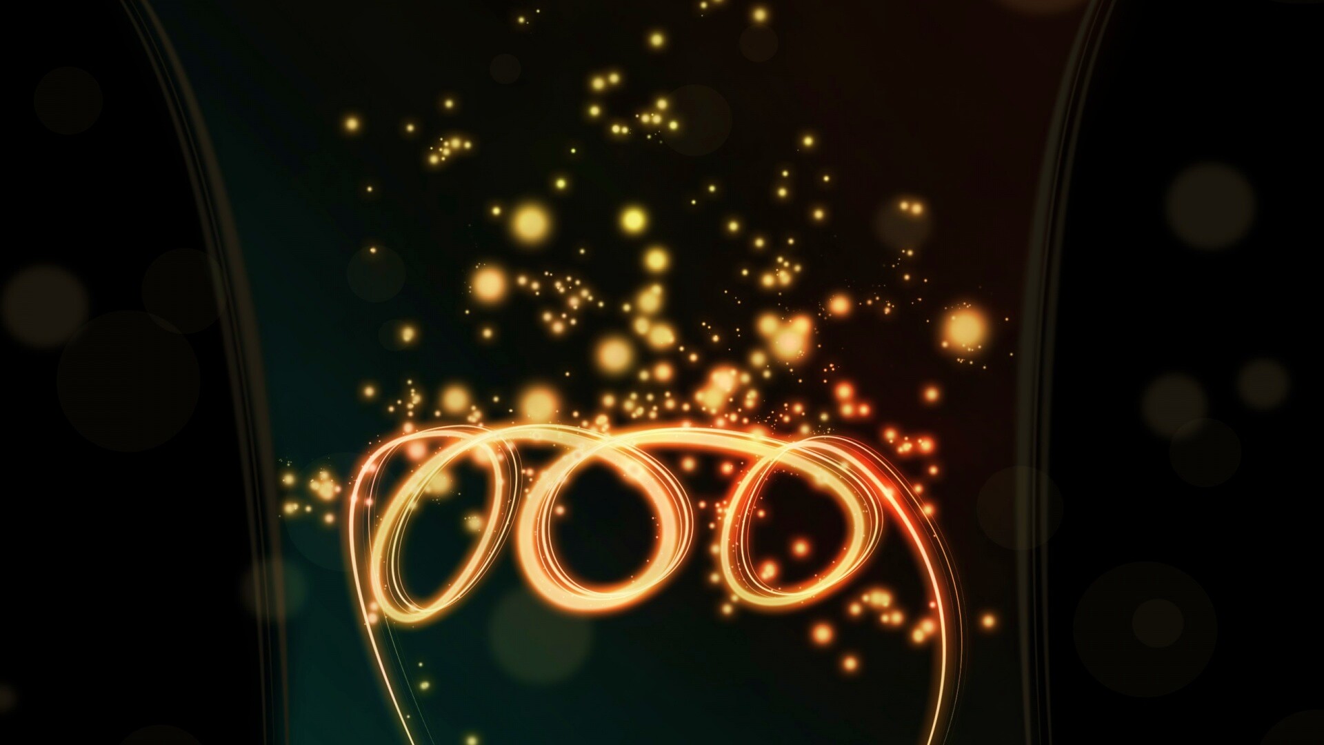 Огненные кольца обои