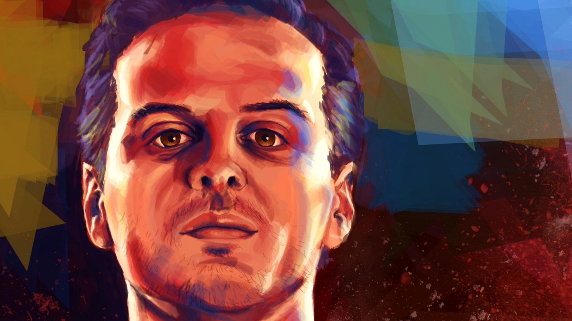 Портрет Джима Мориарти обои