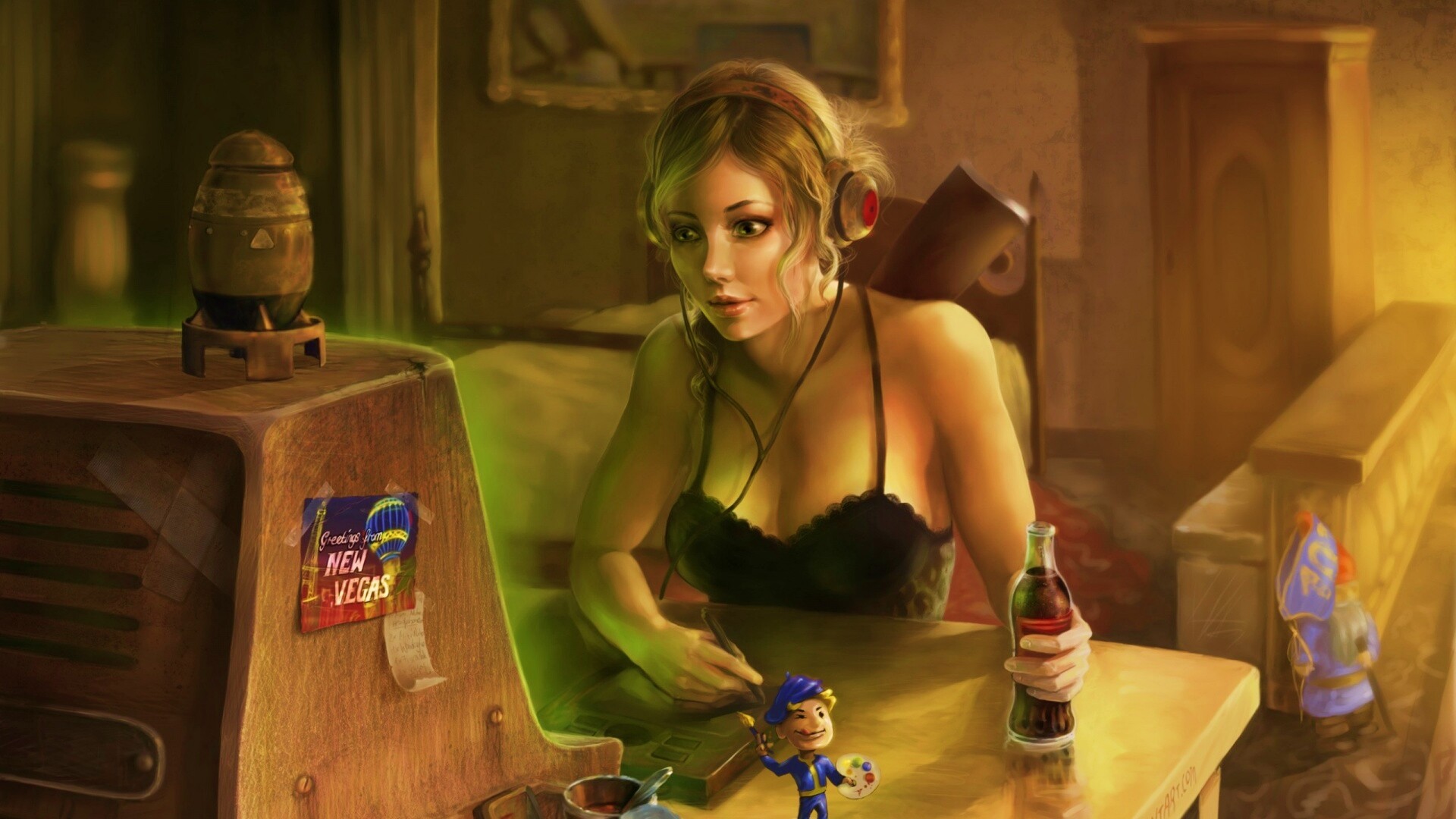 Девушка Одинокий странник обои