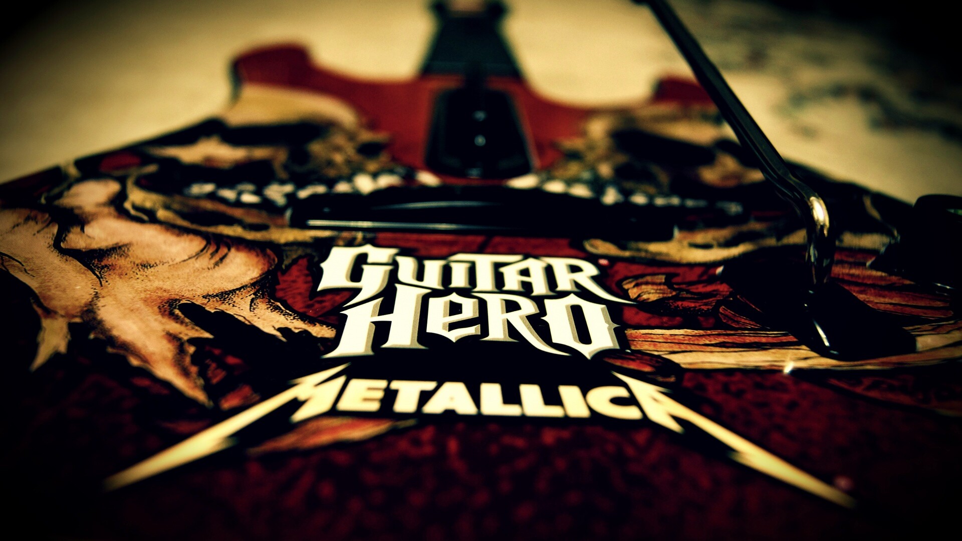 Контролер для Guitar Hero с Металликой обои