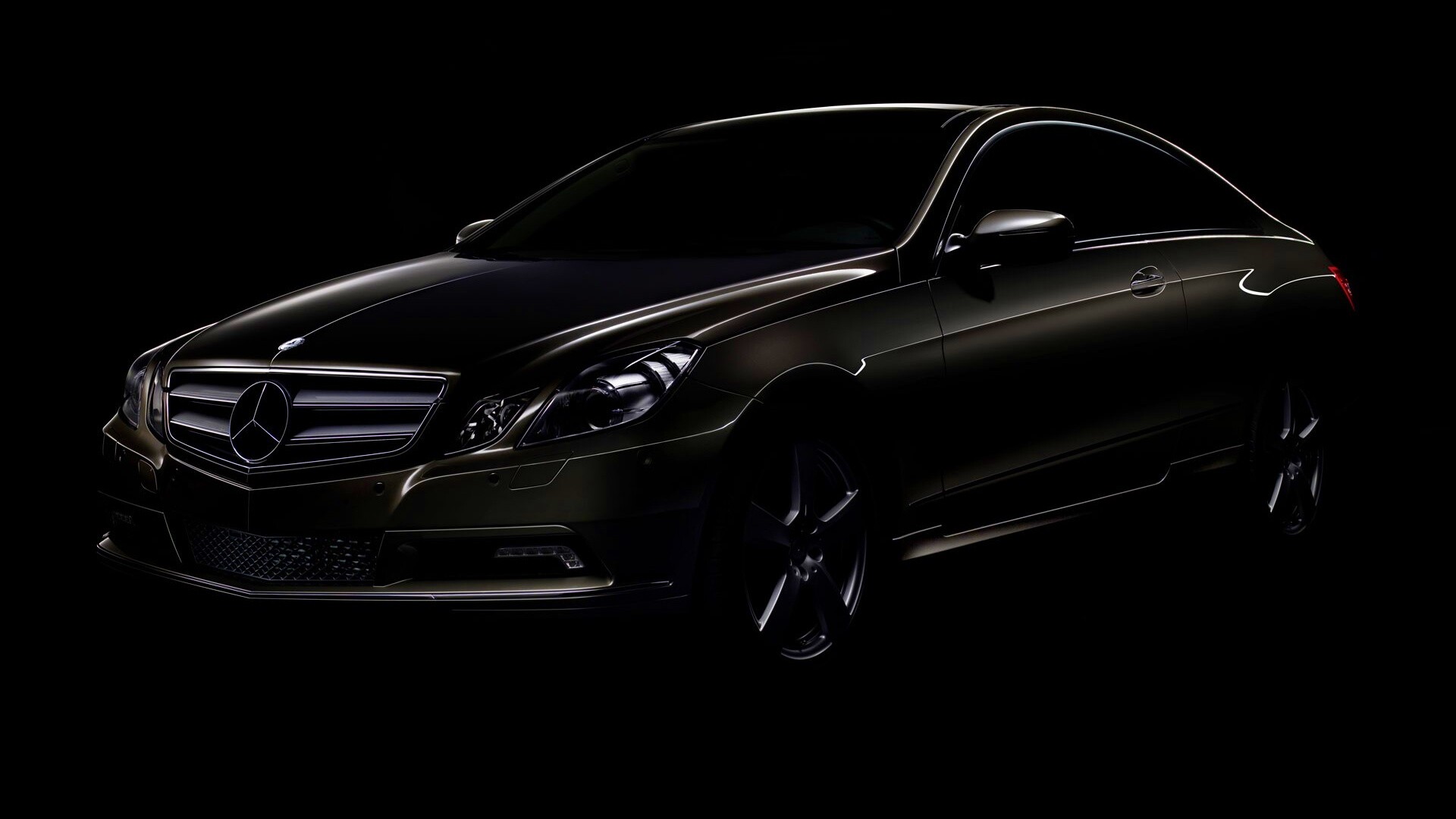 Черный Мерседес обои