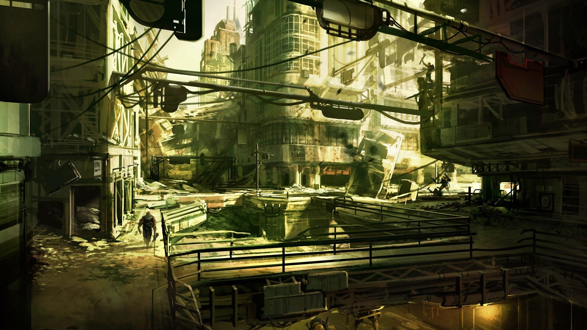 Локация из Fallout 3 обои