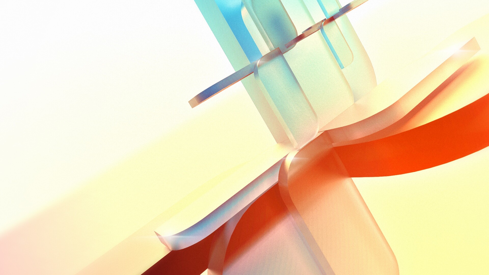 Абстракция из полупрозрачных фигур обои