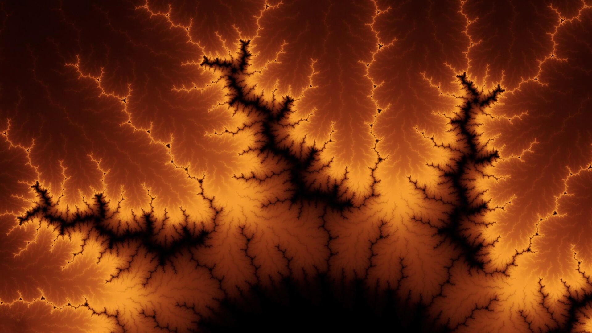 Огненные молнии обои