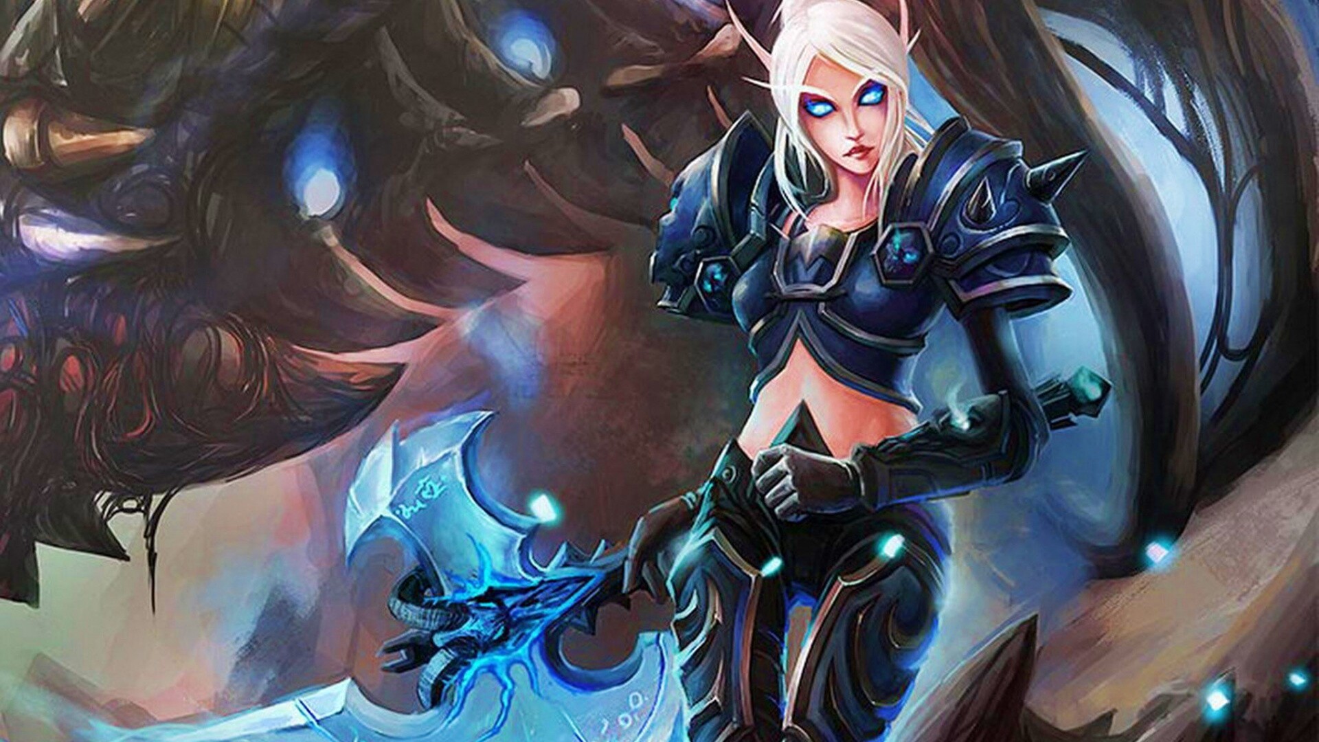 Героиня MMORPG обои